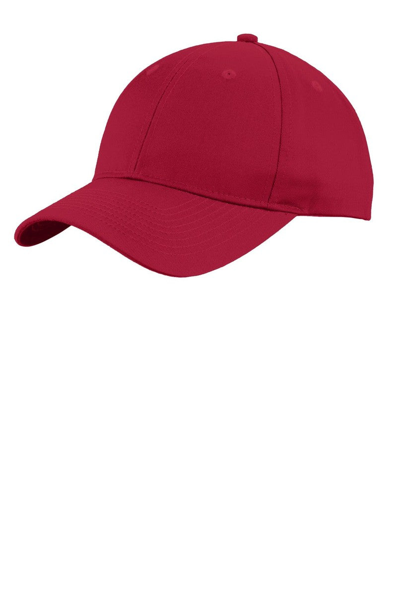 Port Authority Headwear OSFA / Red Port Authority® Uniforming Twill Cap. C913