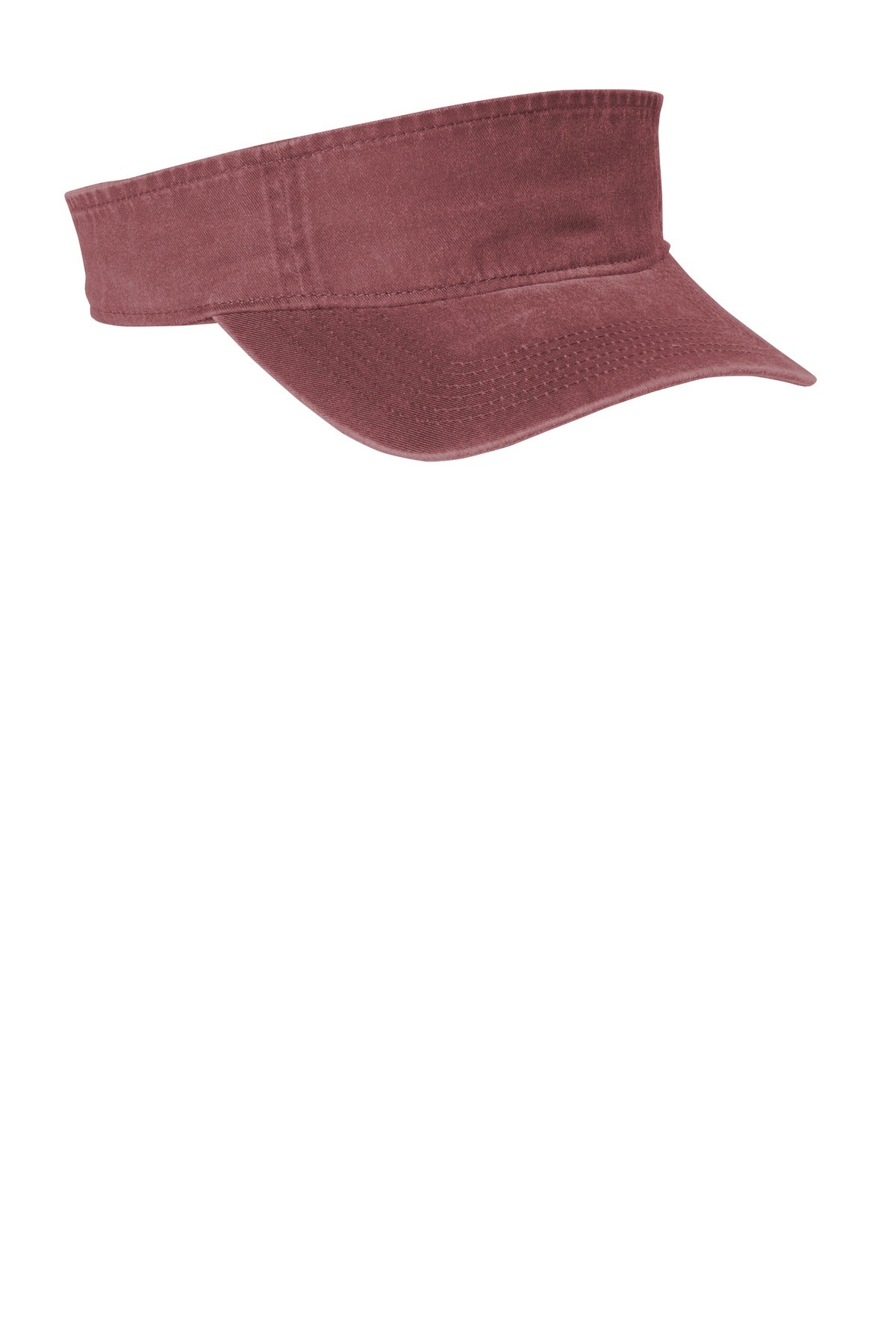 Port Authority Headwear OSFA / Red Rock Port Authority Beach Wash Visor. C944