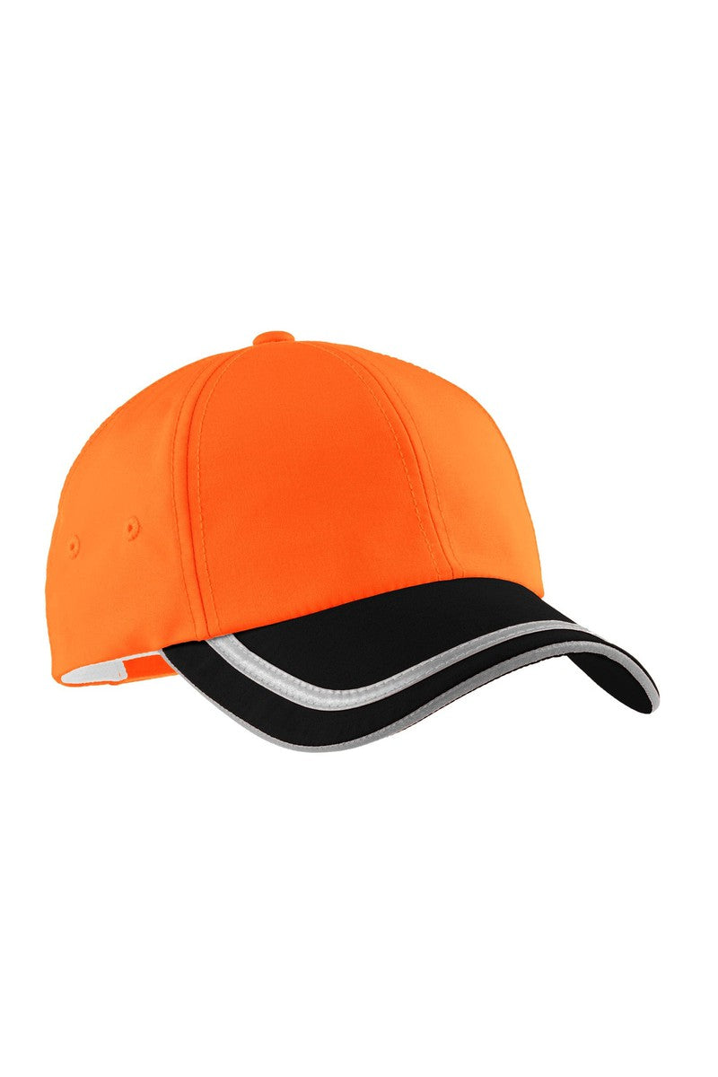Port Authority Headwear OSFA / Safety Orange/ Black Port Authority® Enhanced Visibility Cap.  C836