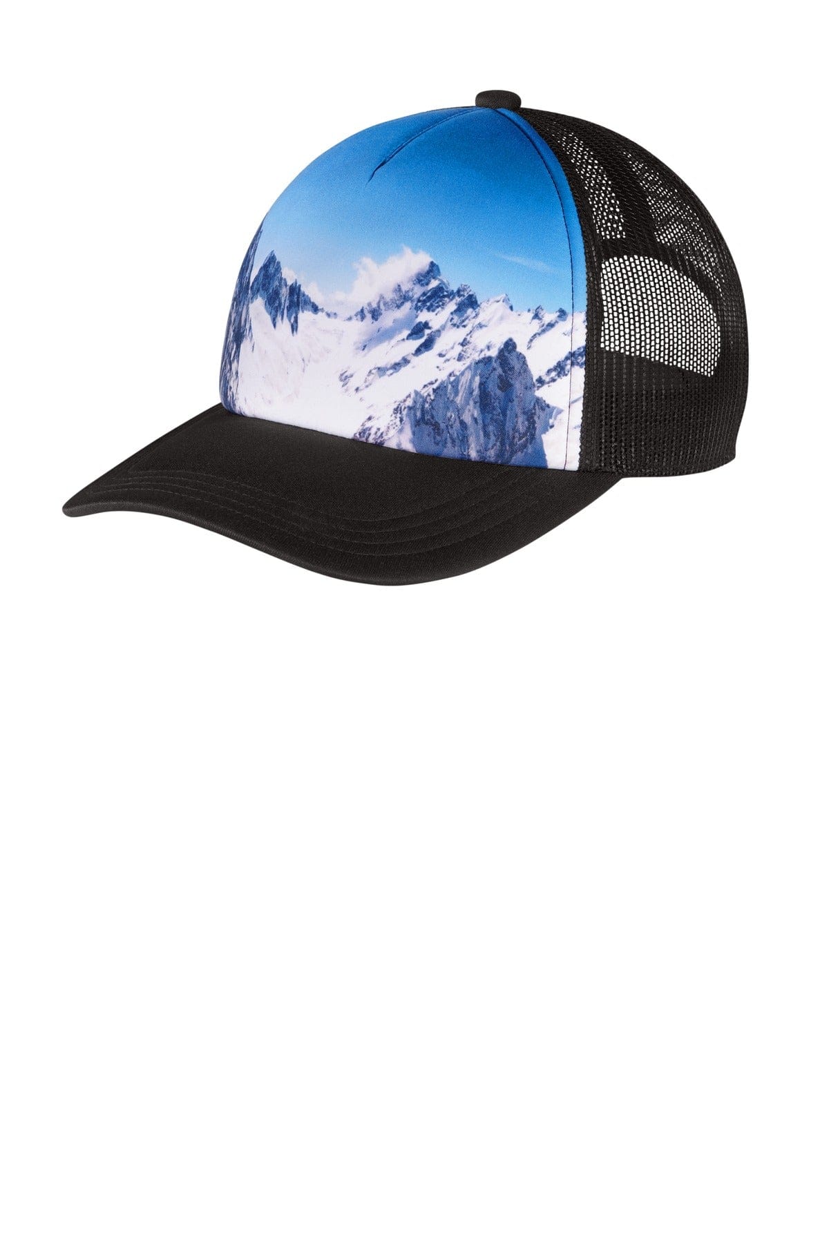 Port Authority Headwear OSFA / Snow Caps Port Authority Photo Real Snapback Trucker Cap C950