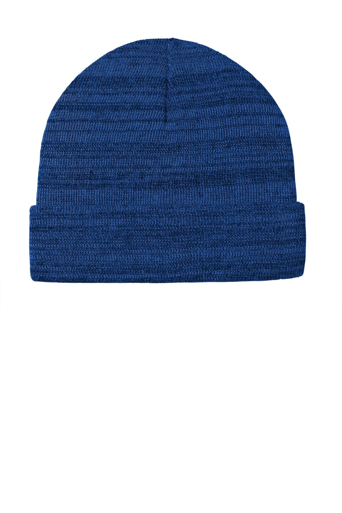 Port Authority Headwear OSFA / True Royal Heather Port Authority Knit Cuff Beanie C939