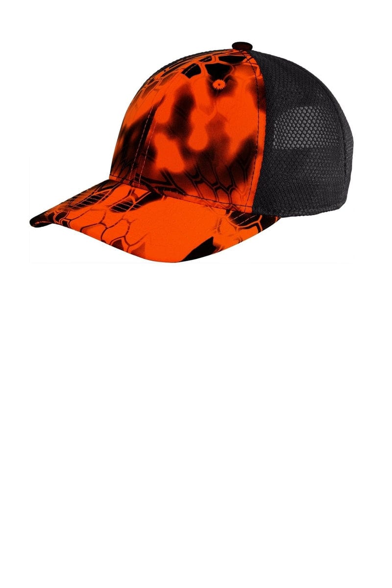 Port Authority Headwear Port Authority C892: Performance Camouflage Mesh Back Snapback Cap