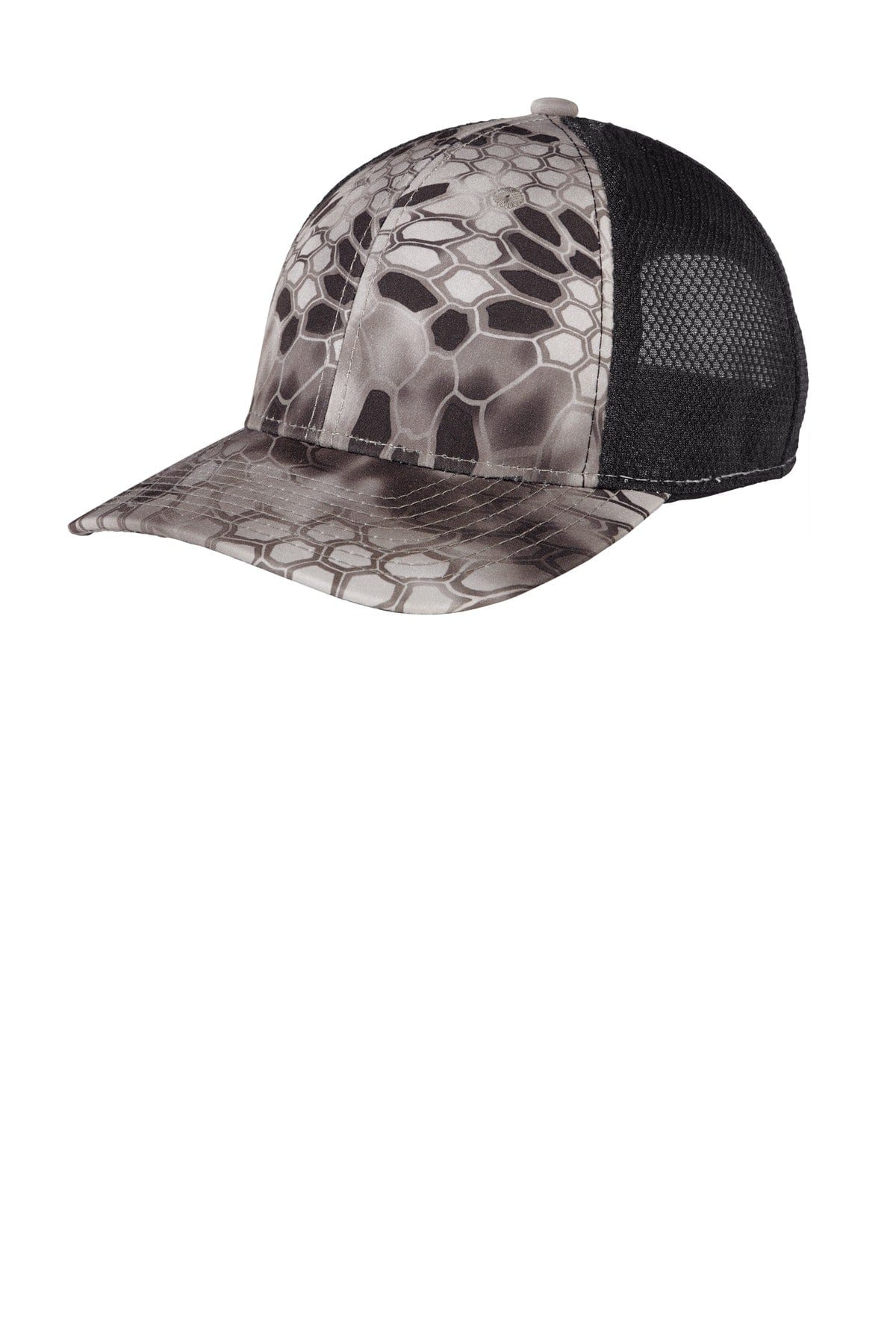 Port Authority Headwear Port Authority C892: Performance Camouflage Mesh Back Snapback Cap