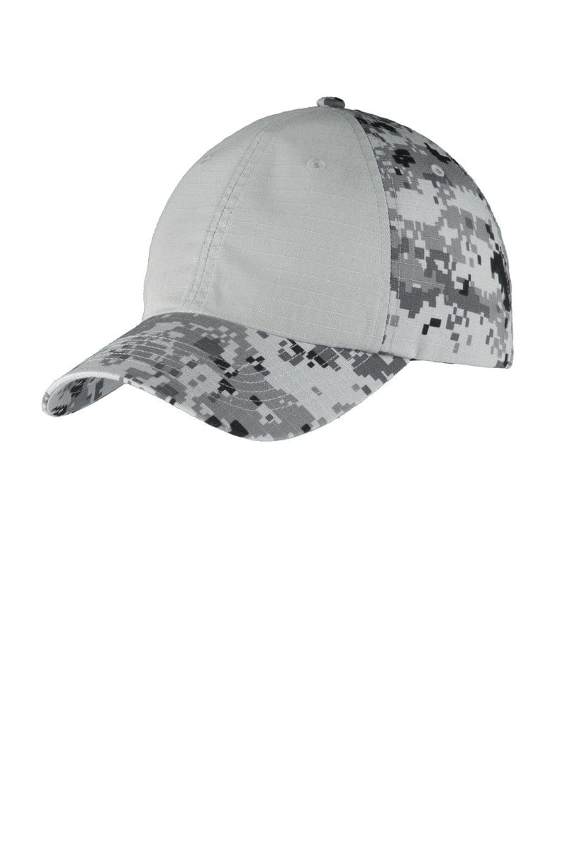 Port Authority Headwear Port Authority® Colorblock Digital Ripstop Camouflage Cap. C926