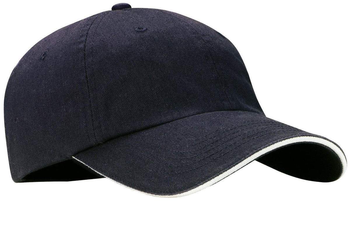 Port Authority Headwear Port Authority Sandwich Bill Cap with Striped Closure. C830