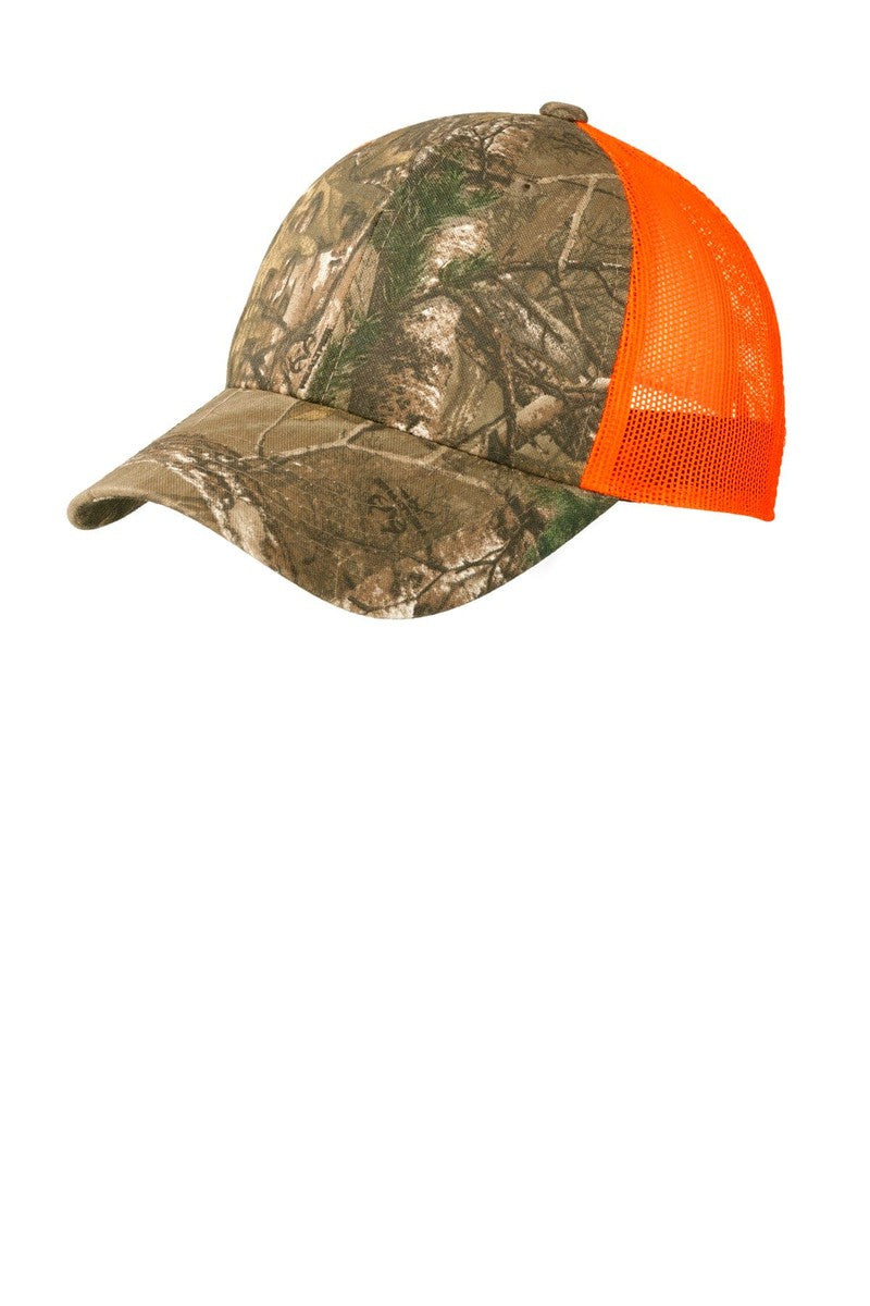 Port Authority Headwear Port Authority® Structured Camouflage Mesh Back Cap. C930
