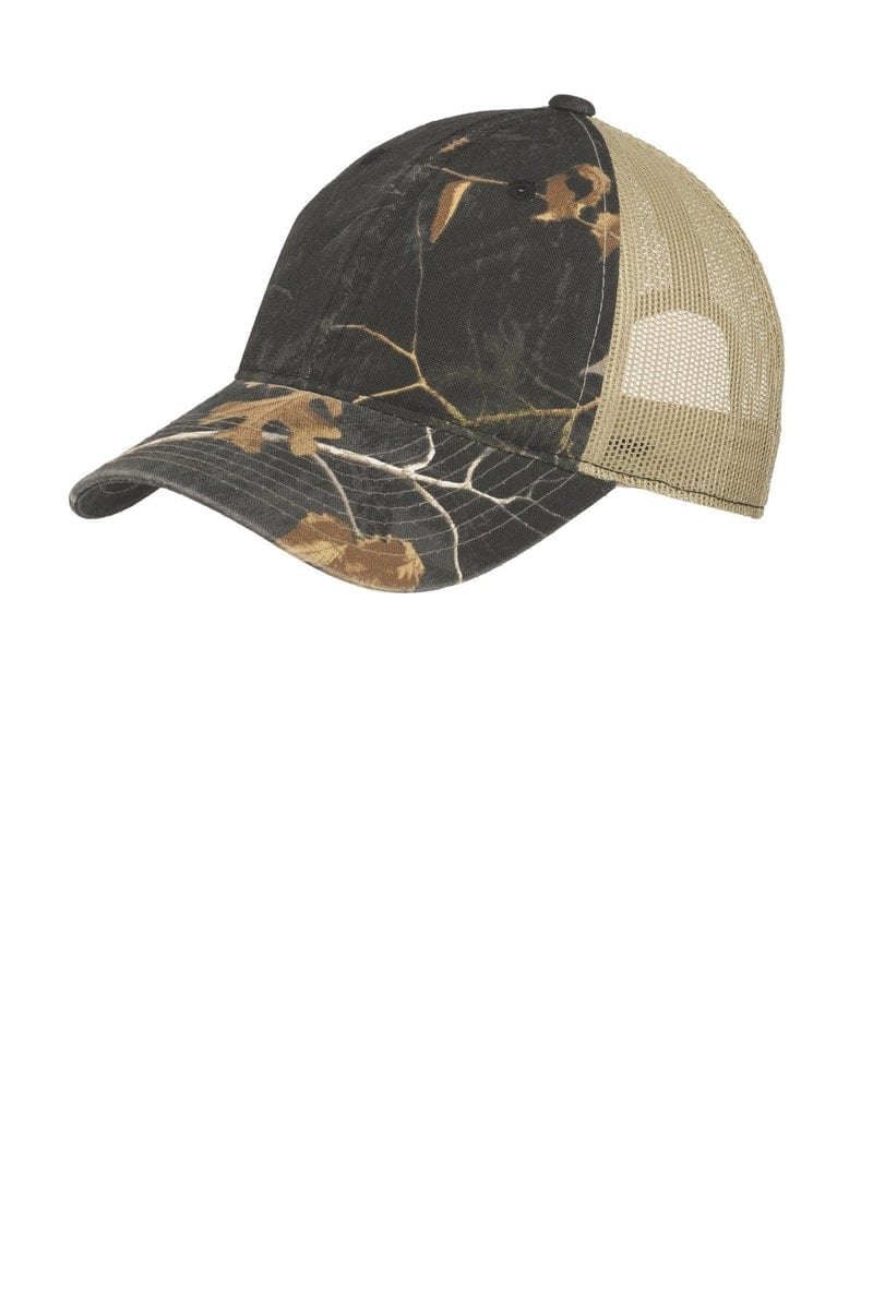 Port Authority Headwear Port Authority® Unstructured Camouflage Mesh Back Cap. C929