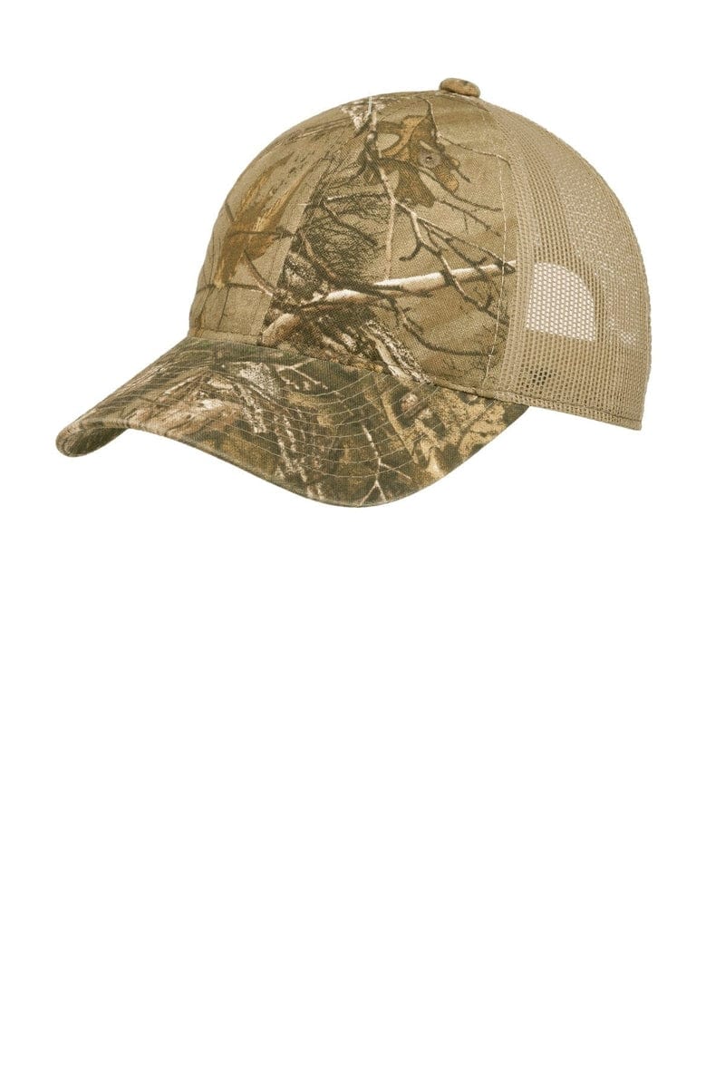 Port Authority Headwear Port Authority® Unstructured Camouflage Mesh Back Cap. C929