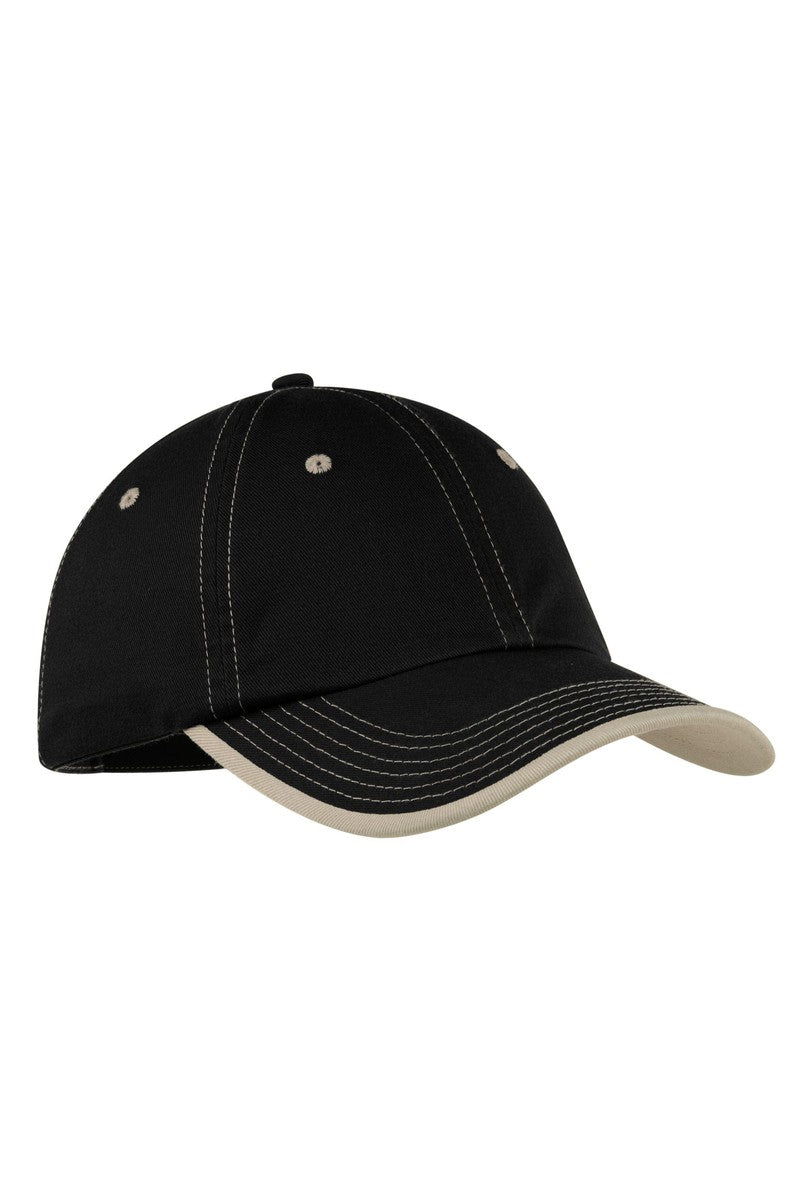 Port Authority Headwear Port Authority Vintage Washed Contrast Stitch Cap: C835
