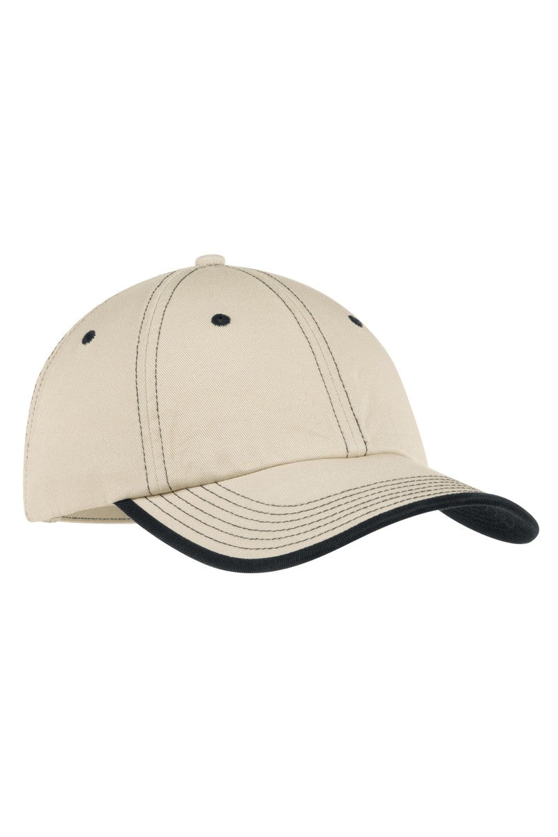 Port Authority Headwear Port Authority Vintage Washed Contrast Stitch Cap: C835