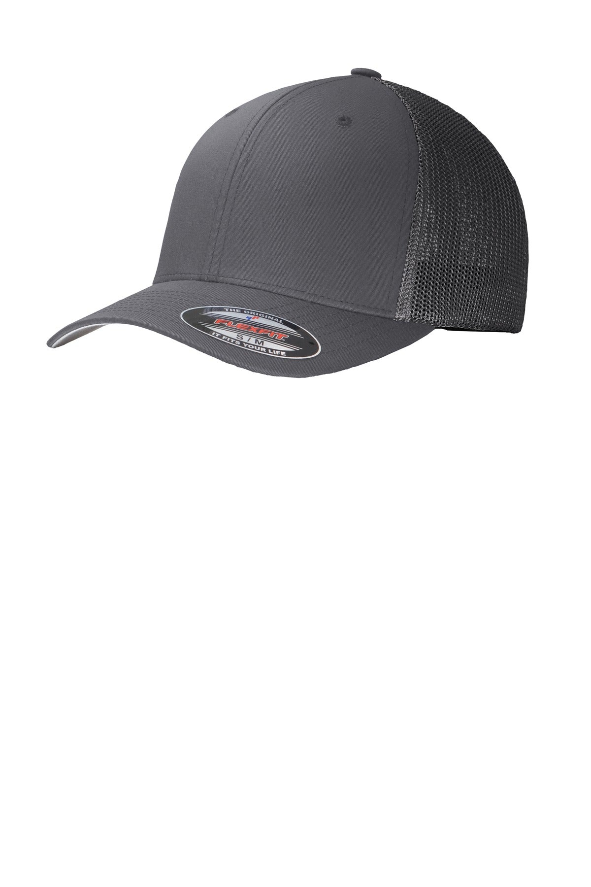 Port Authority Headwear S/M / Graphite/ Graphite Port Authority Flexfit Mesh Back Cap. C812