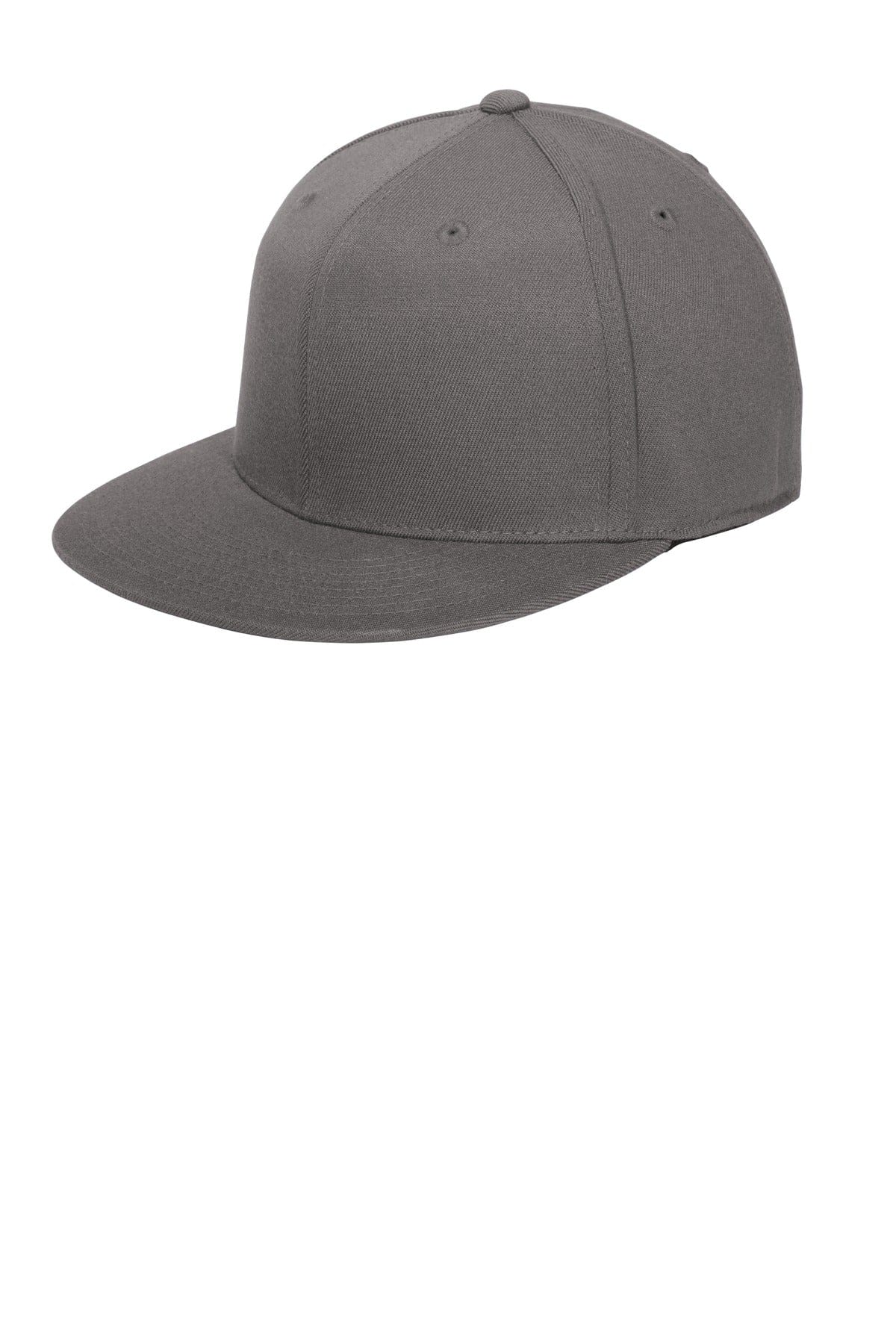 Port Authority Headwear S/M / Grey Port Authority Flexfit Flat Bill Cap. C808