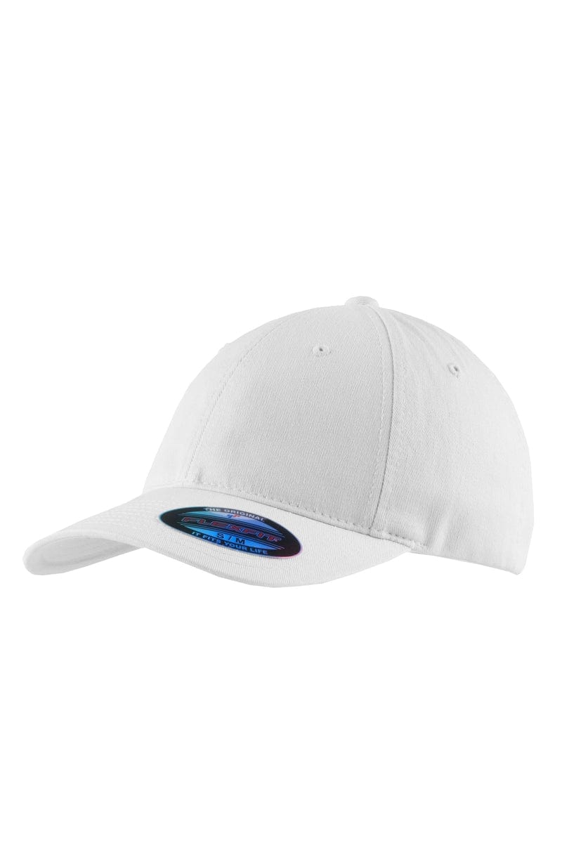 Port Authority Headwear S/M / White Port Authority C809: Flexfit Garment Washed Hat