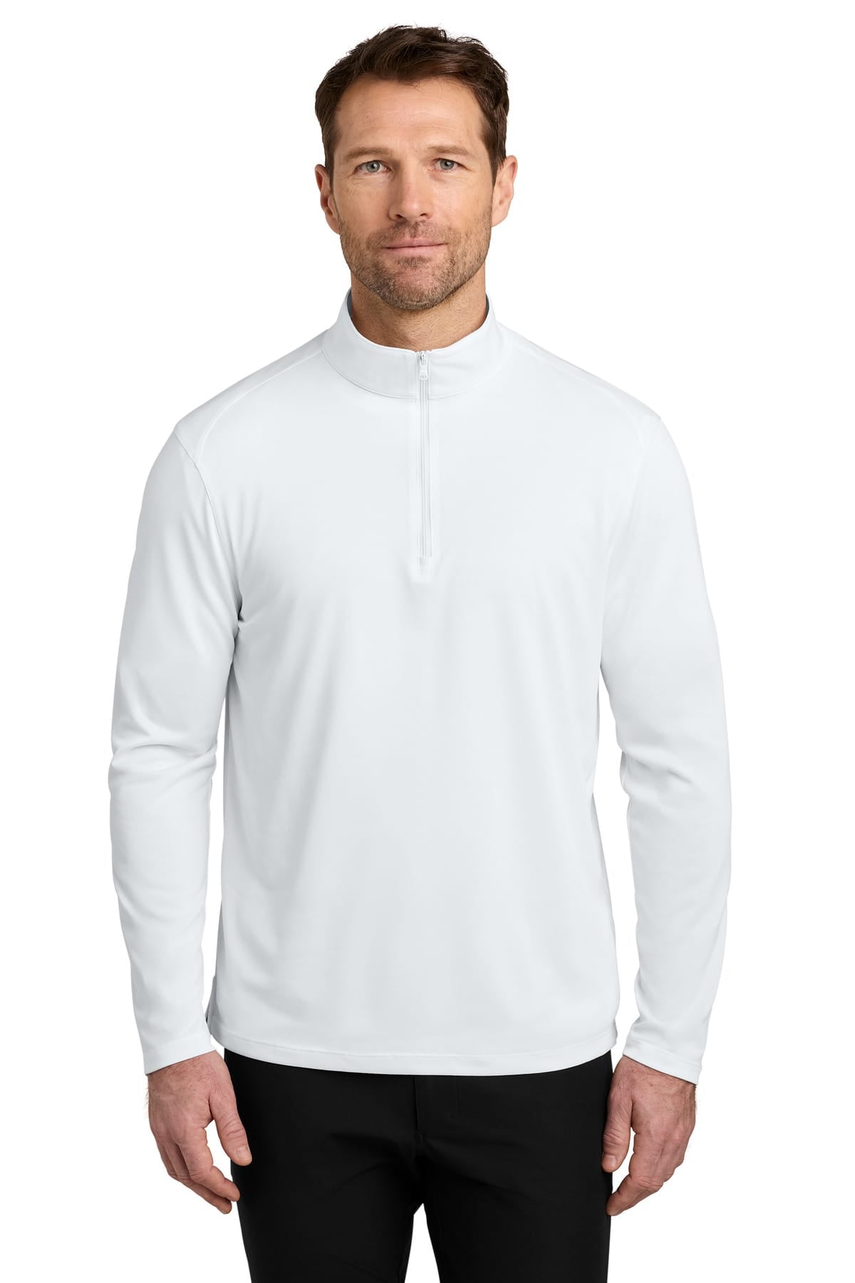Port Authority K241 XS / White Port Authority K241 Wearever Performance Pique 1/4-Zip