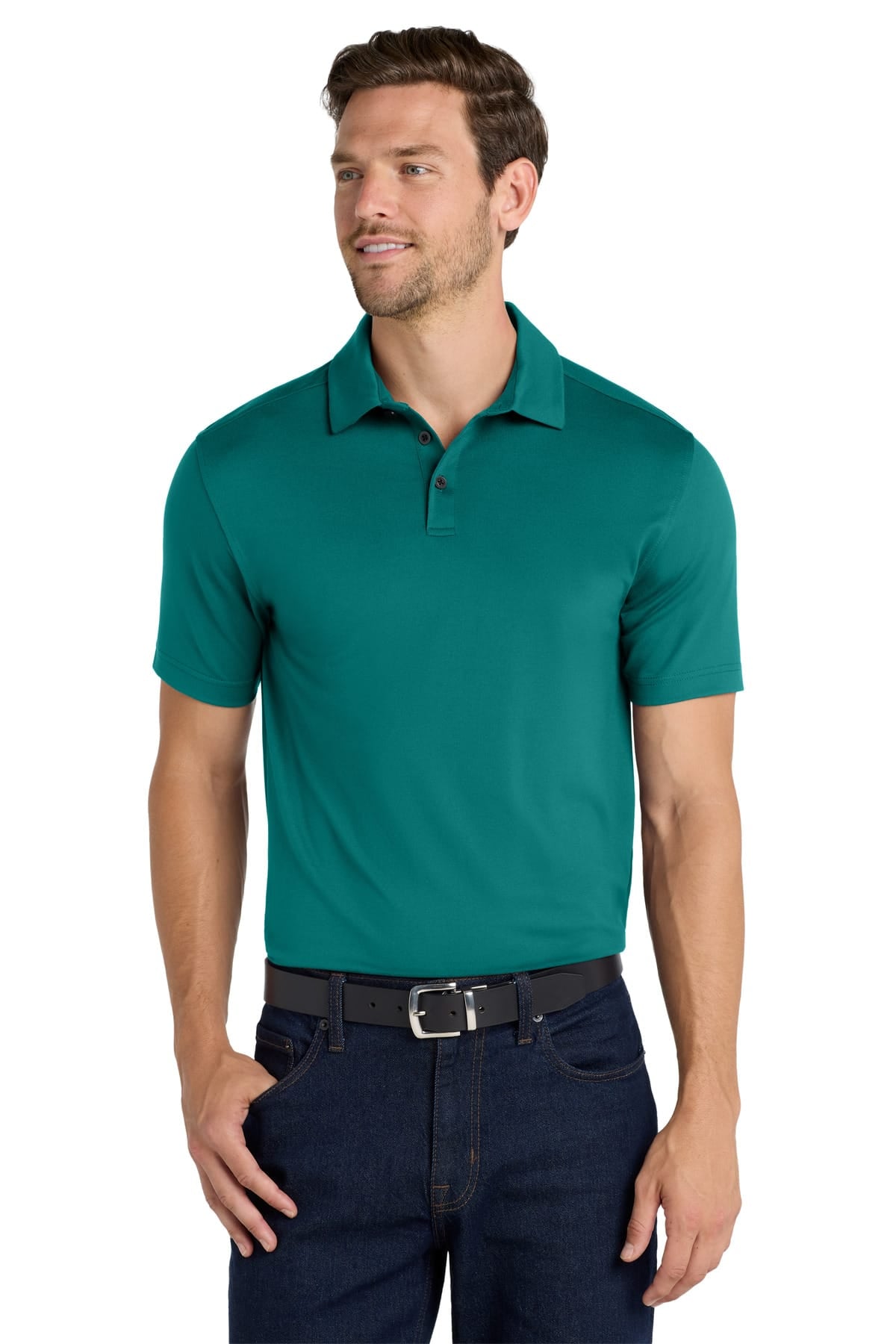 Port Authority K682 XS / Dark Teal Port Authority K682 City Stretch Polo