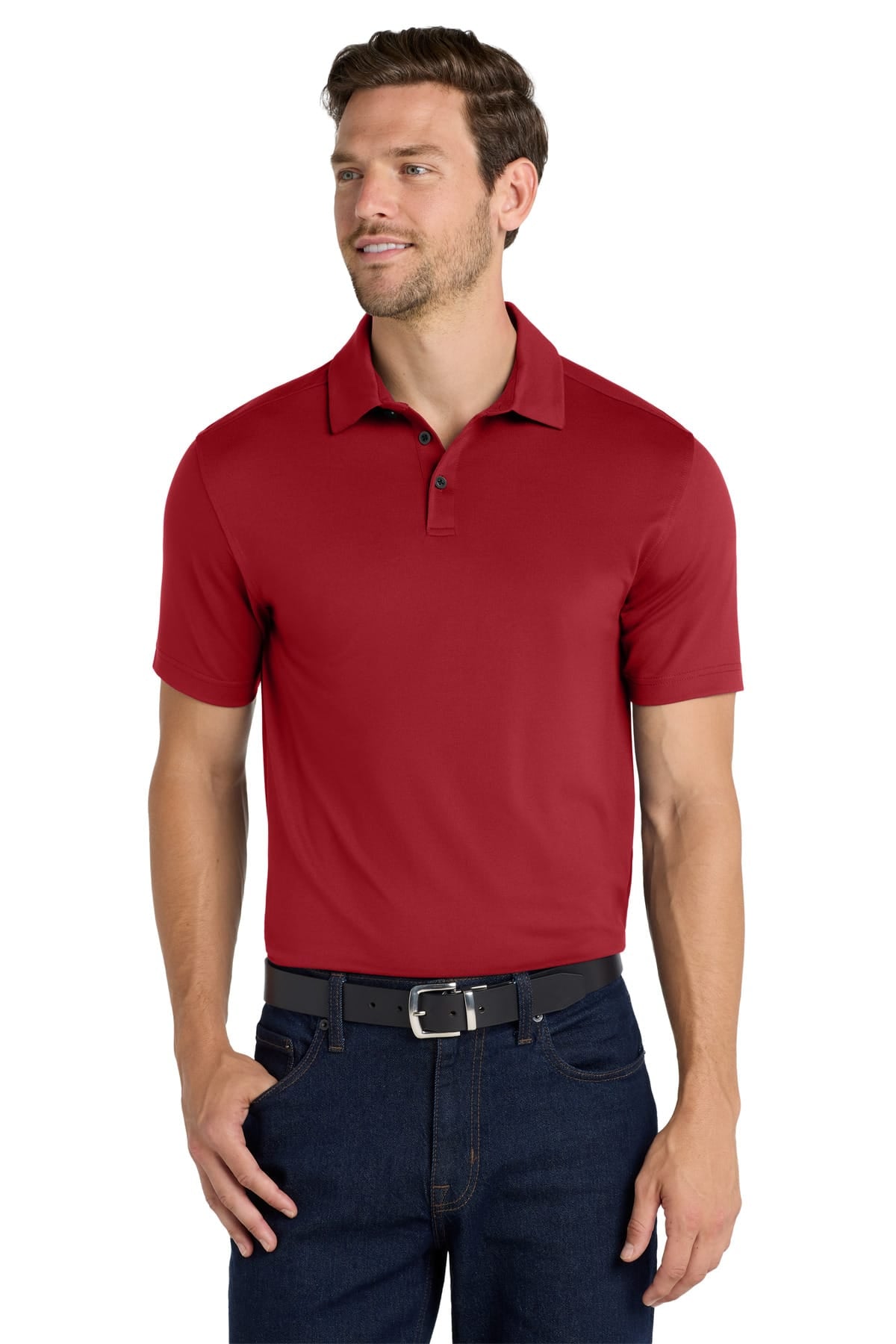 Port Authority K682 XS / Garnet Port Authority K682 City Stretch Polo
