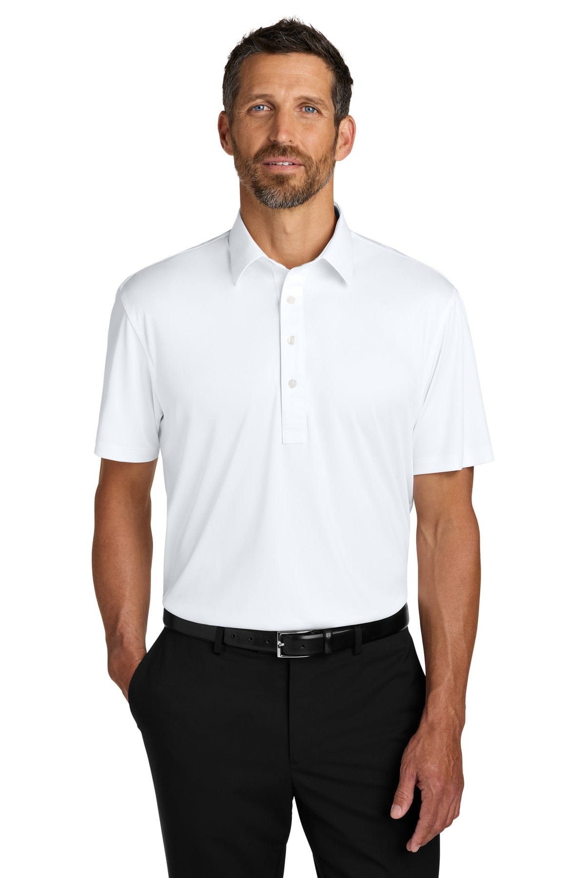 Port Authority K700 XS / White Port Authority ®  Shirt Collar Polo K700