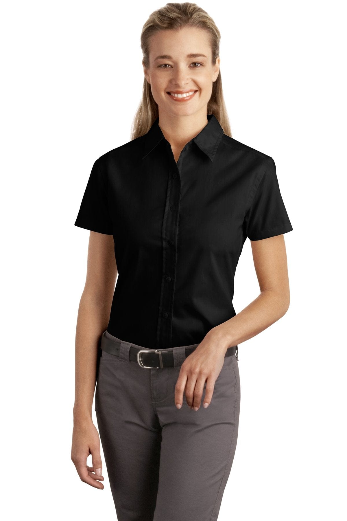 Port Authority Ladies DISCONTINUED  Port Authority® Ladies Short Sleeve Easy Care, Soil Resistant Shirt.  L507