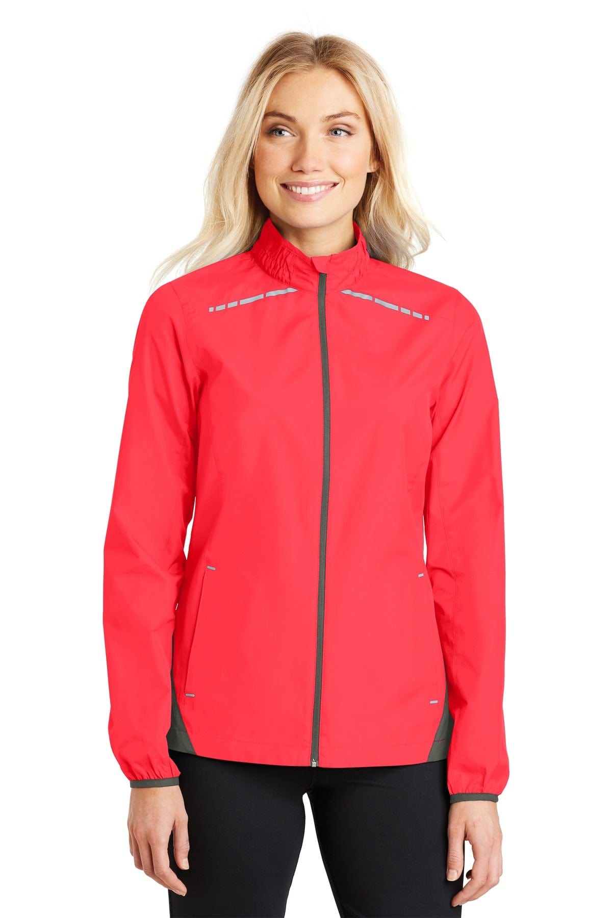 Port Authority Ladies DISCONTINUED  Port Authority Ladies Zephyr Reflective Hit Full-Zip Jacket. L345