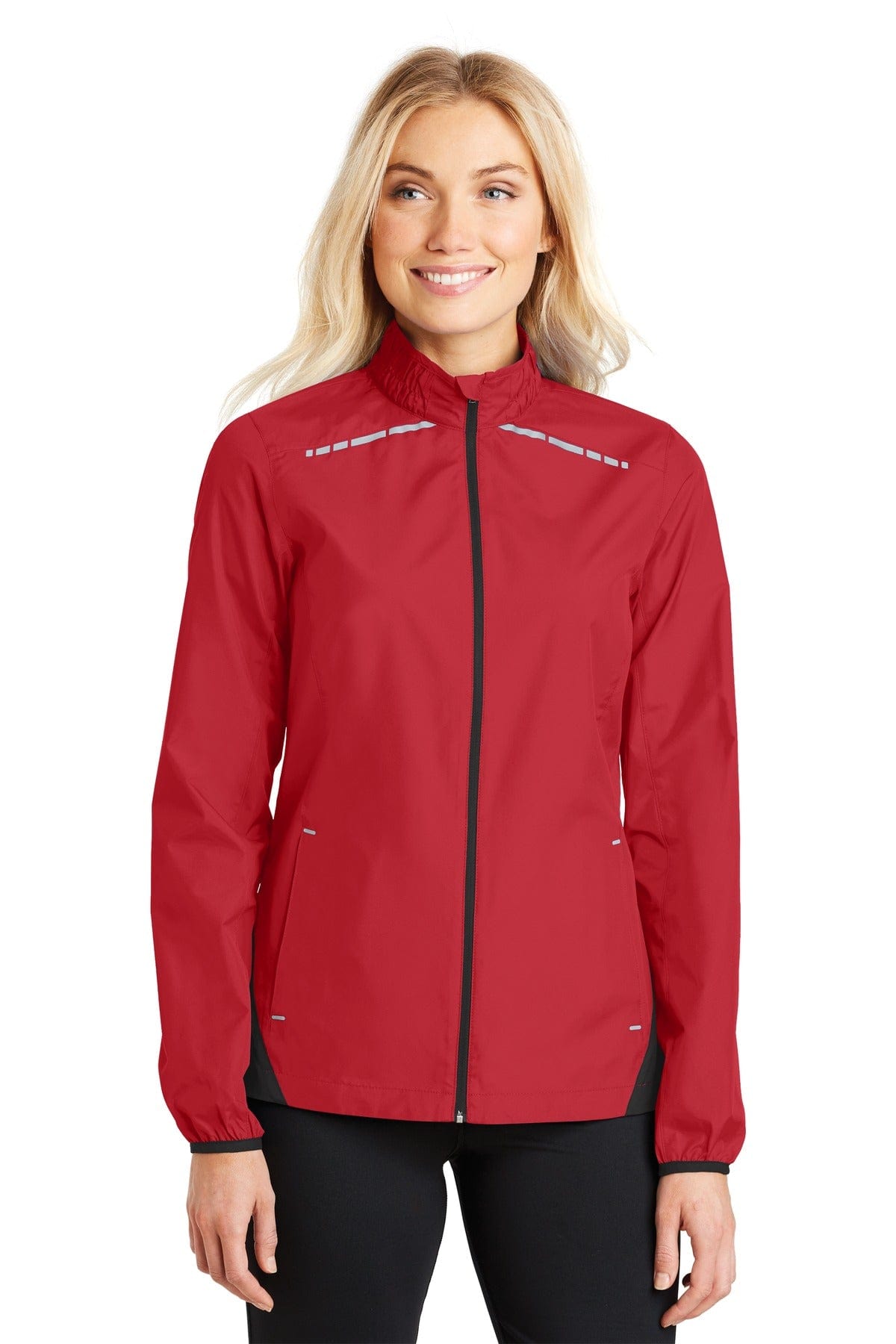 Port Authority Ladies DISCONTINUED  Port Authority Ladies Zephyr Reflective Hit Full-Zip Jacket. L345