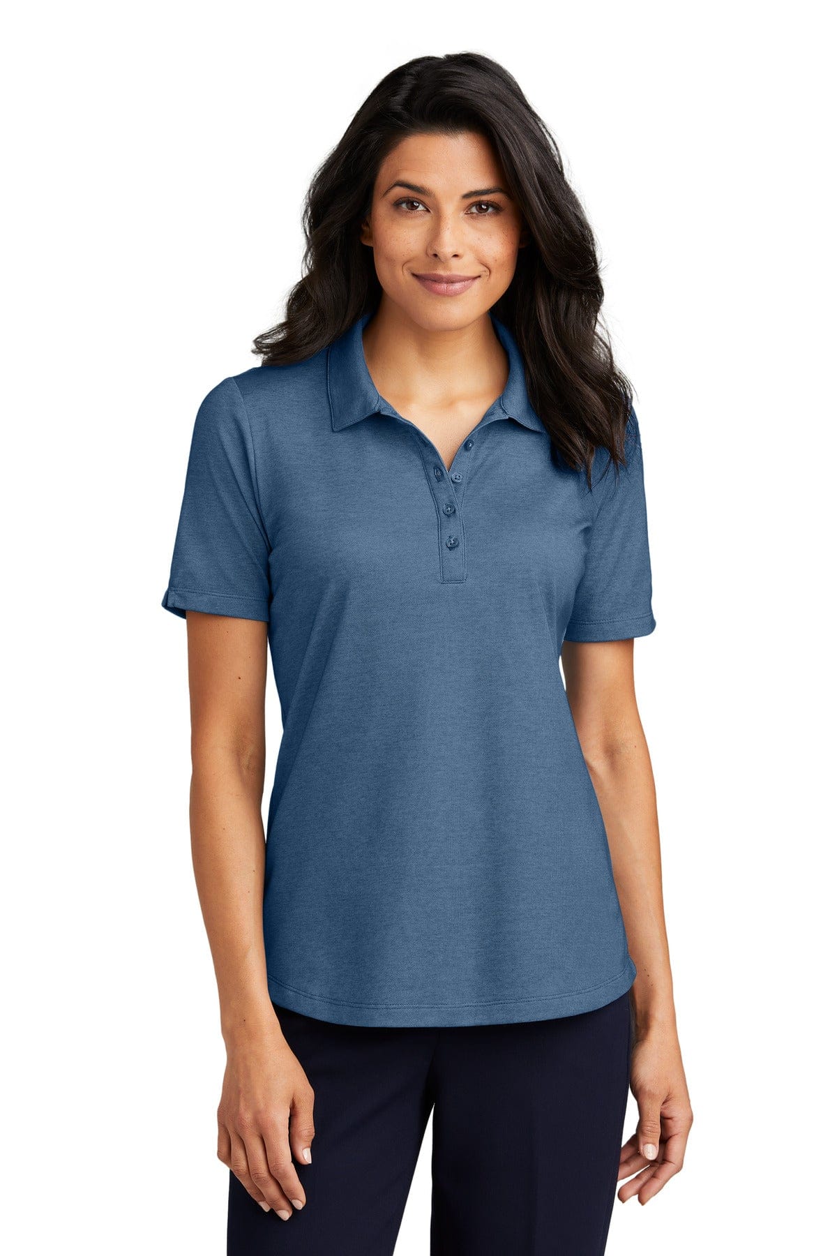 Port Authority Ladies Port Authority LK830: Ladies Fine Pique Blend Polo