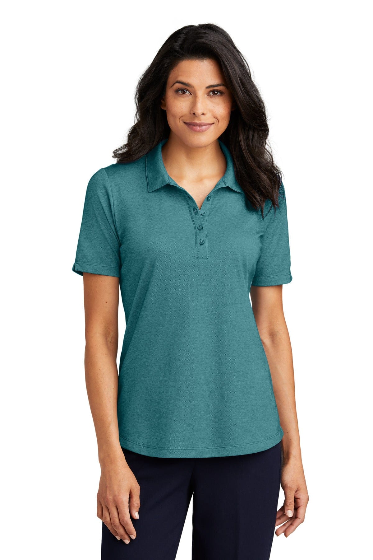 Port Authority Ladies Port Authority LK830: Ladies Fine Pique Blend Polo