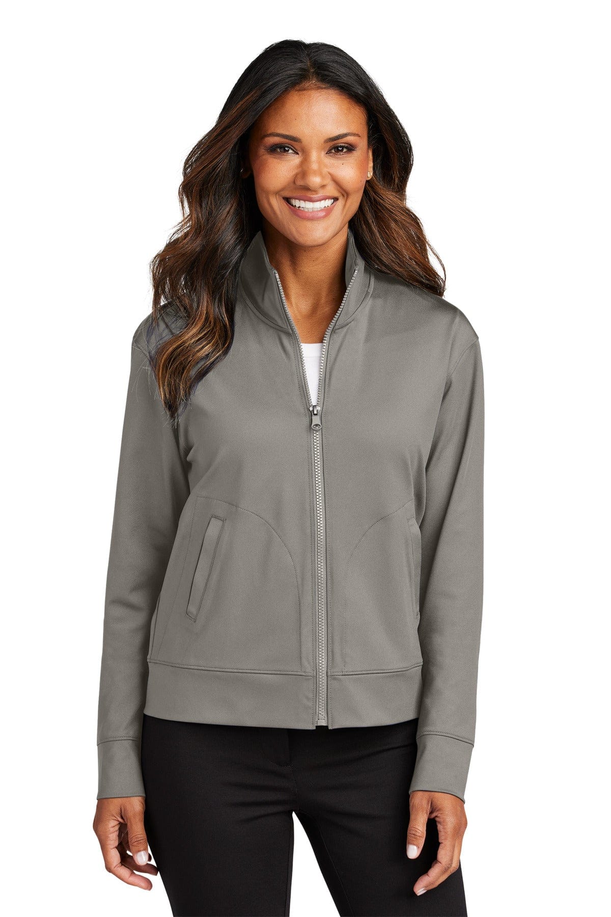 Port Authority Ladies Port Authority LK881: Ladies C-FREE Double Knit Full-Zip