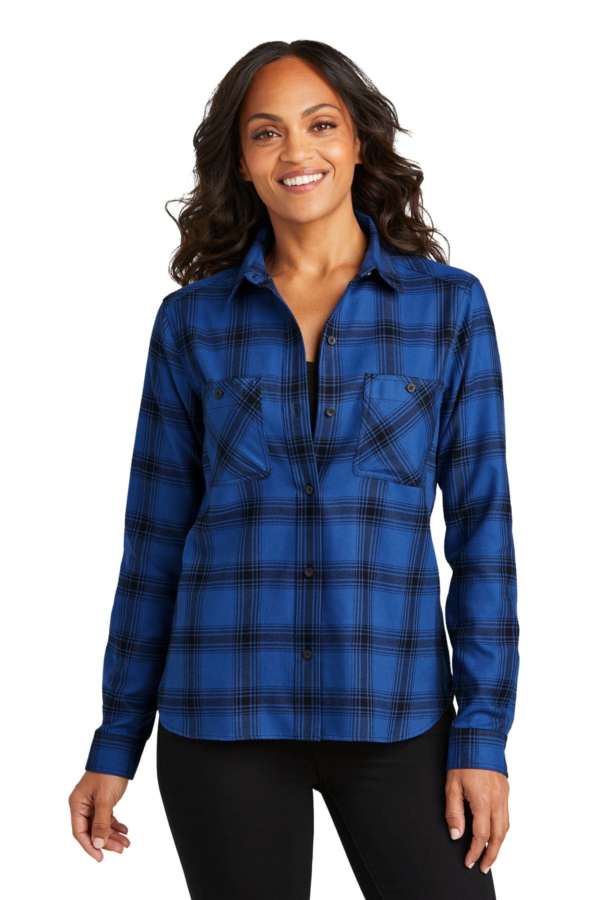 Port Authority Ladies Port Authority LW669: Ladies Plaid Flannel Shirt