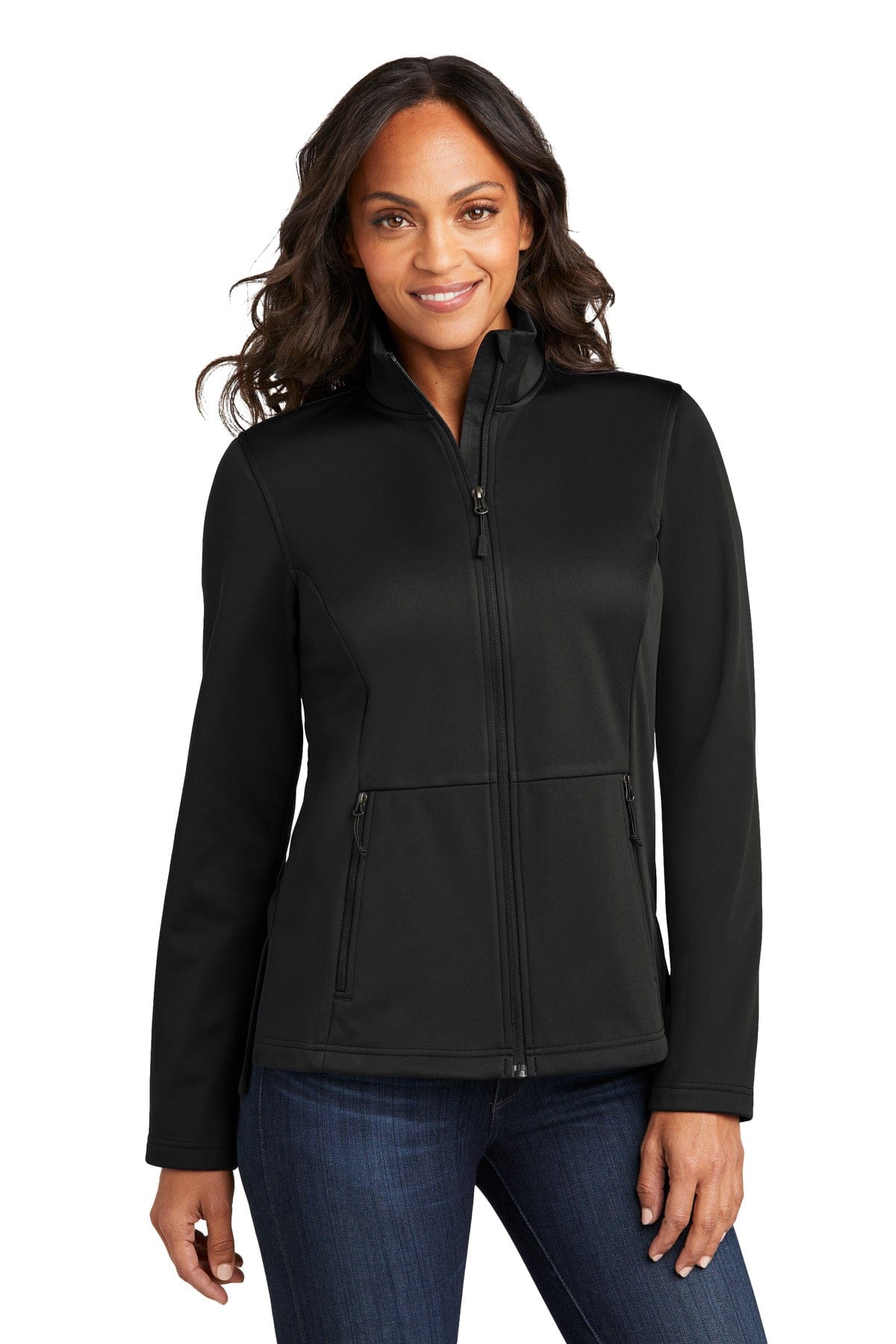 Port Authority Ladies XS / Deep Black Port Authority L617: Ladies Flexshell Jacket