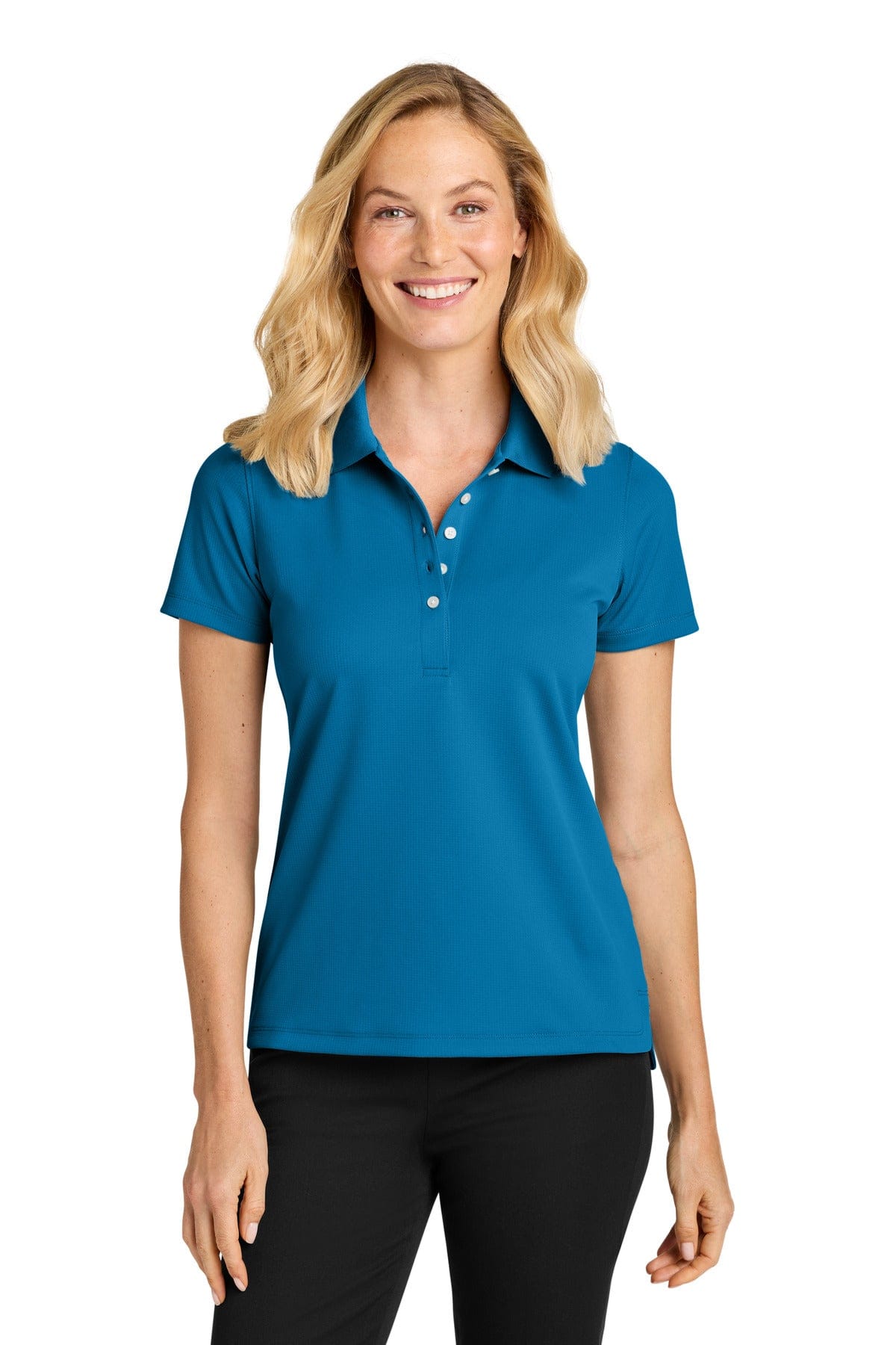 Port Authority Women's Dry Zone Stain-Release Grid Polo LK845 in Imperial Blue