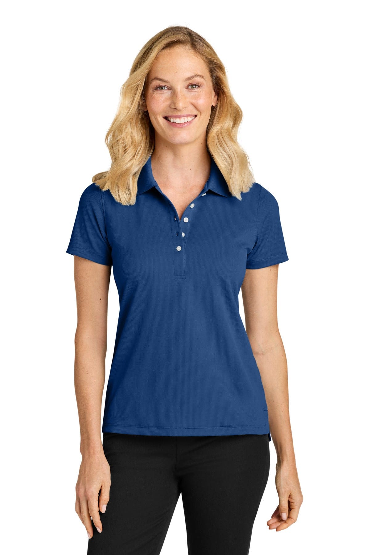 Port Authority Women's Dry Zone Stain-Release Grid Polo LK845 in Royal