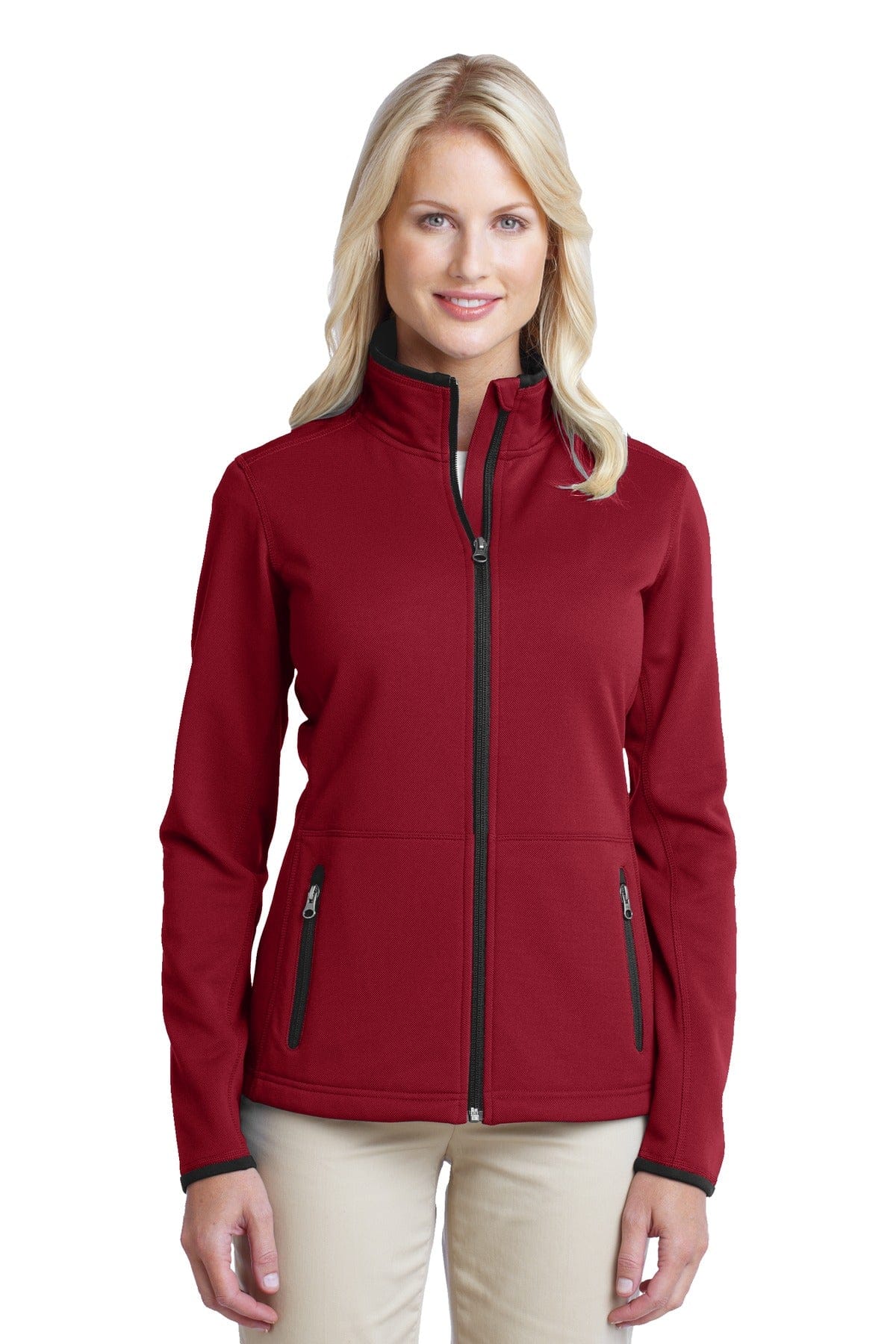 Port Authority Outerwear 4XL / Garnet Red Port Authority ®  Ladies Pique Fleece Jacket. L222
