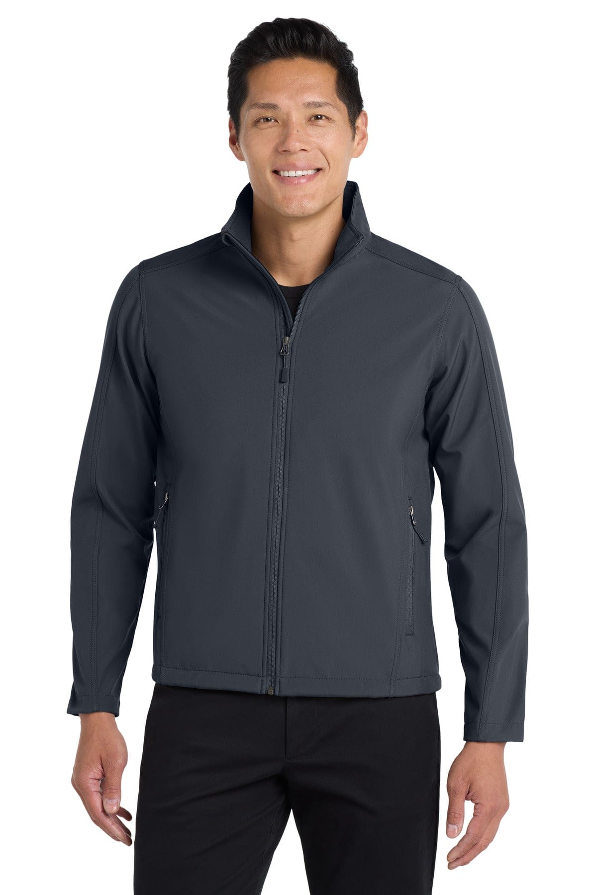 Port Authority Outerwear LT / Battleship Grey Port Authority ®  Tall Core Soft Shell Jacket. TLJ317