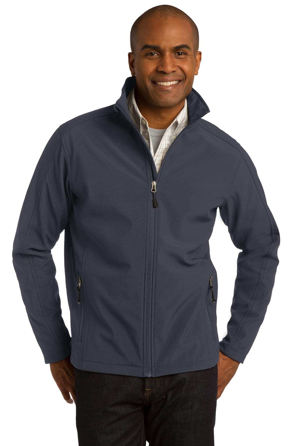 Port Authority Outerwear LT / Battleship Grey Port Authority ®  Tall Core Soft Shell Jacket. TLJ317
