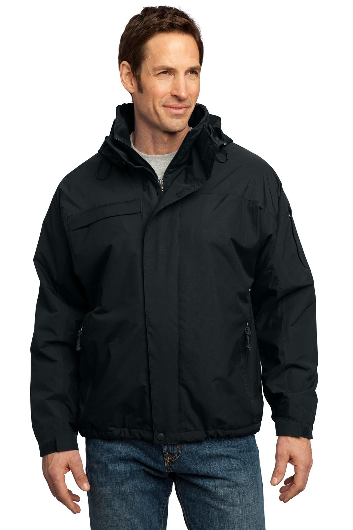 Port Authority Outerwear LT / Black/ Black Port Authority ®  Tall Nootka Jacket. TLJ792