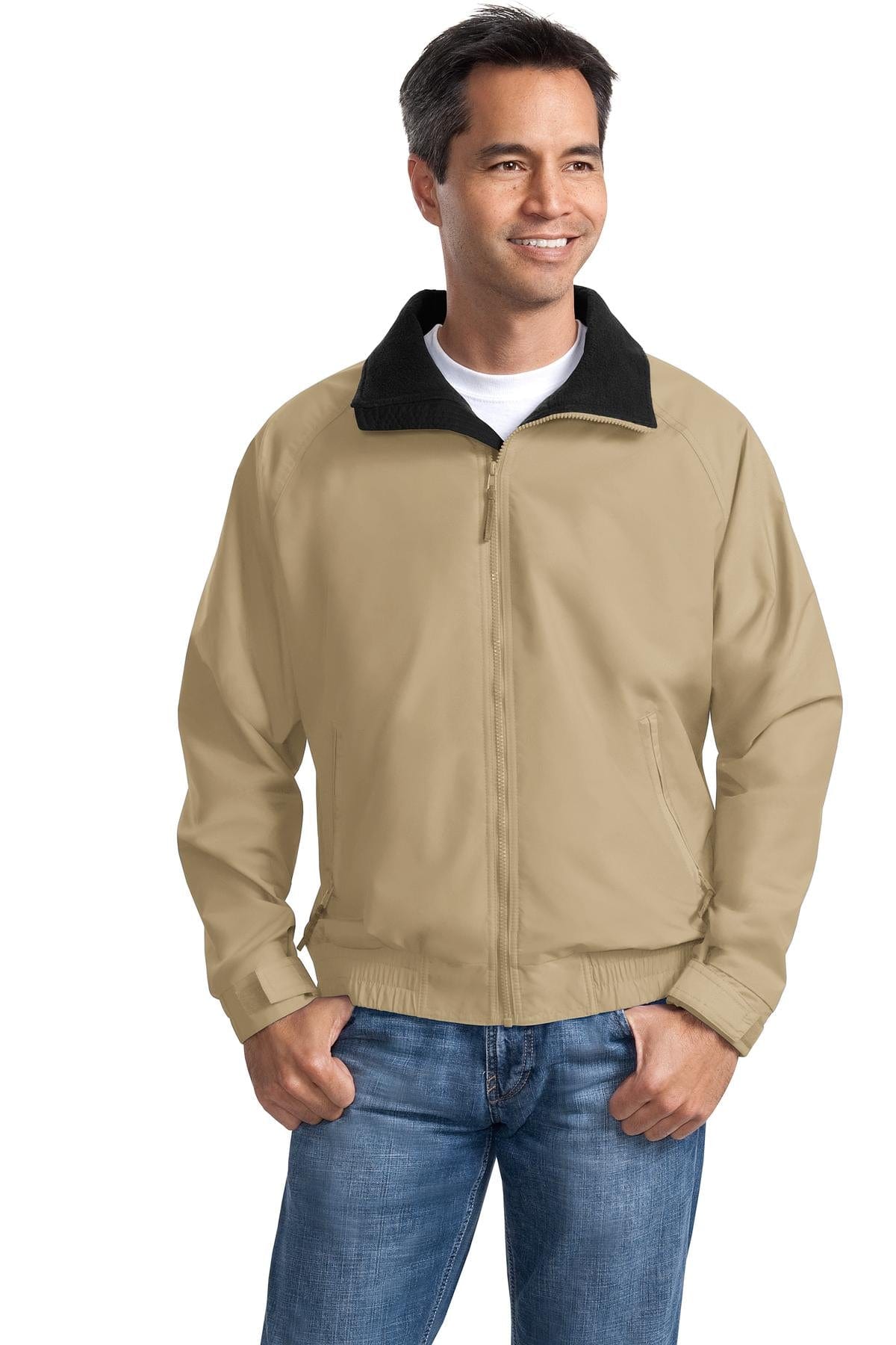 Port Authority Outerwear LT / Sand Dune/ Black DISCONTINUED  Port Authority ®  Tall Competitor™  Jacket. TLJP54