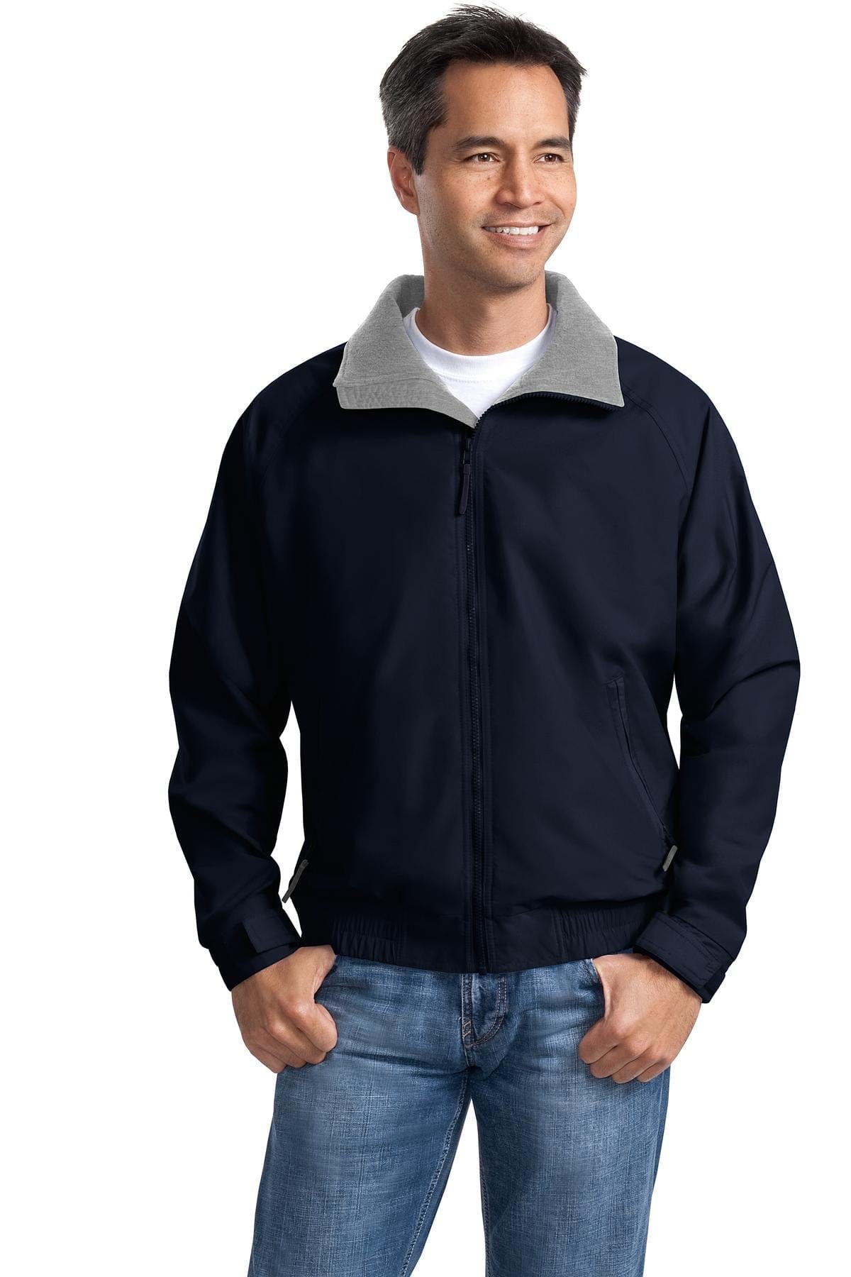 Port Authority Outerwear LT / True Navy/ Grey Heather DISCONTINUED  Port Authority ®  Tall Competitor™  Jacket. TLJP54