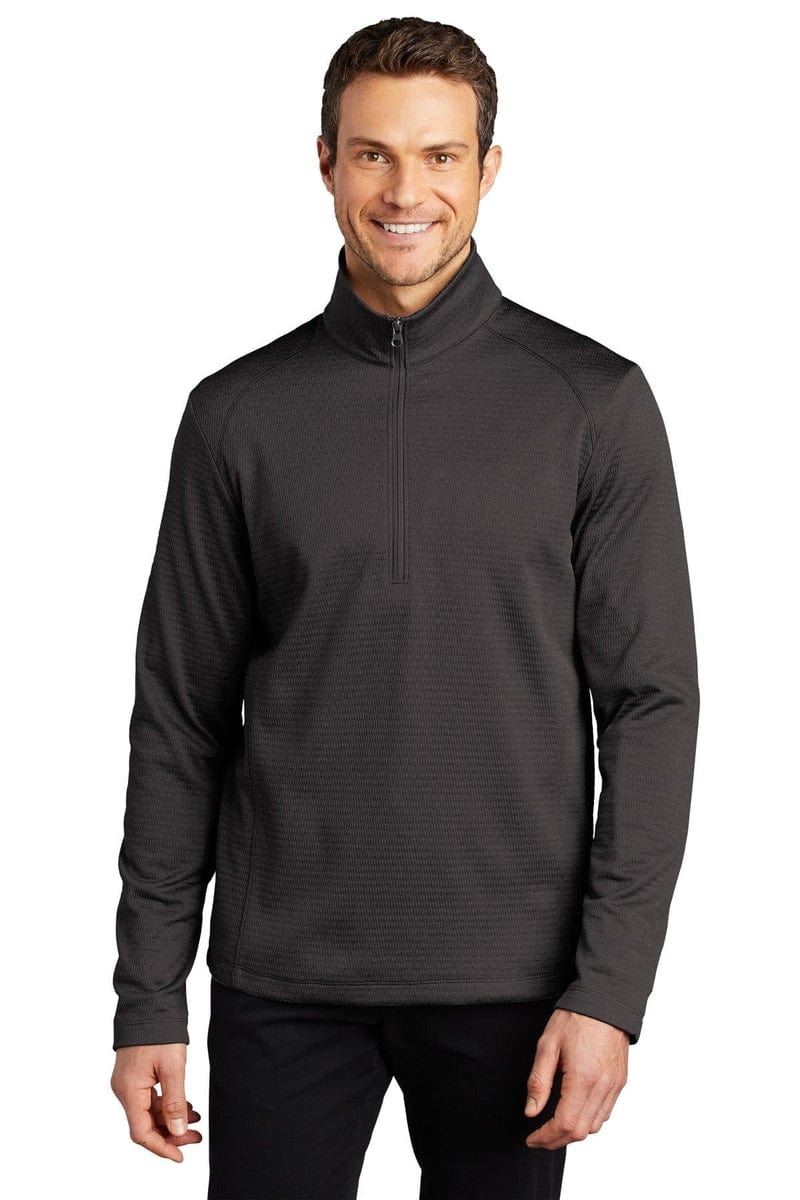 Port Authority Outerwear Port Authority®  Diamond Heather Fleece 1/4-Zip Pullover F248