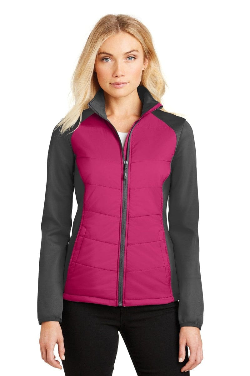 Port Authority Ladies Hybrid Soft Shell Jacket. L787 Bulkthreads Bulkthreads