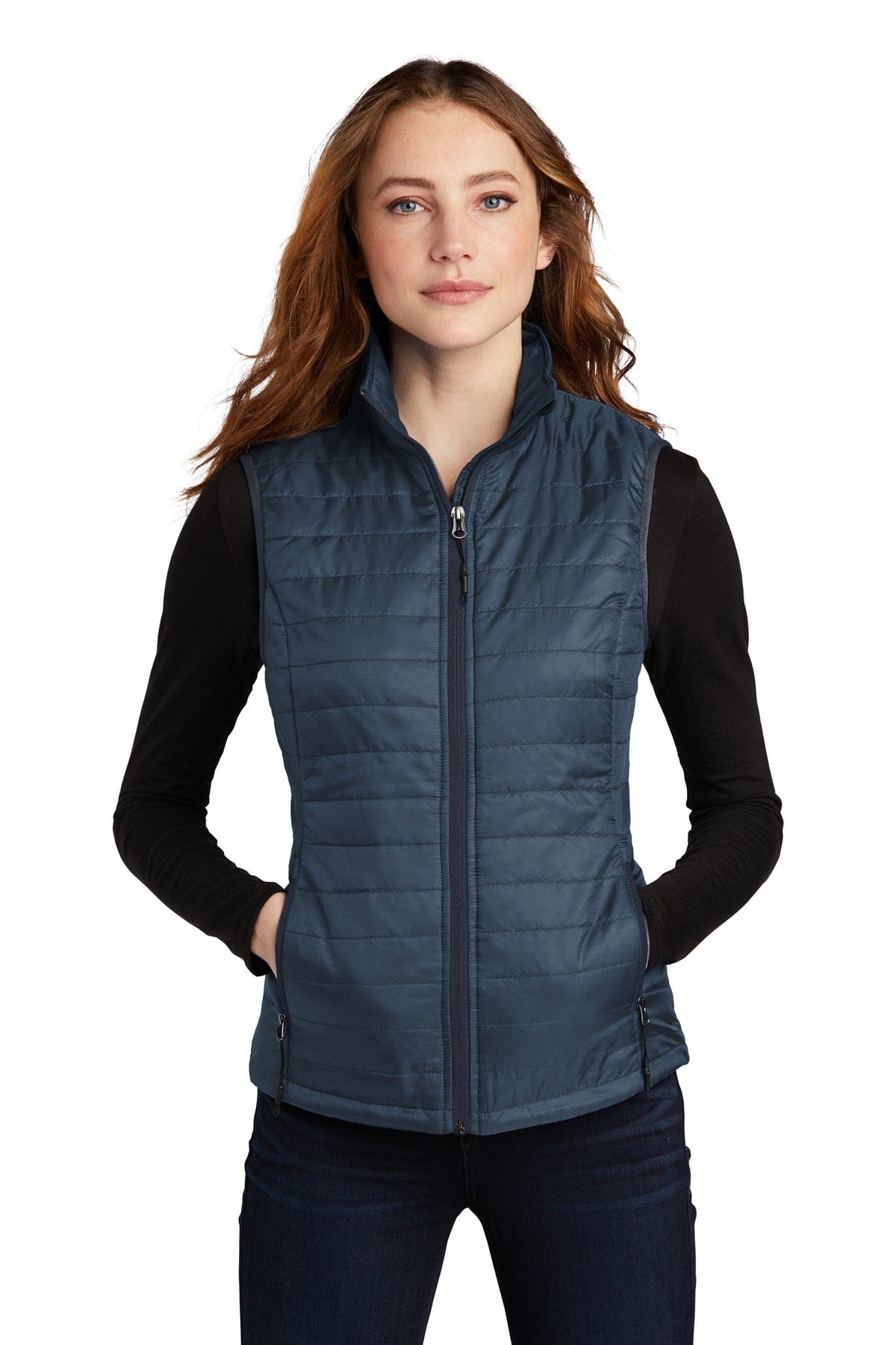 Port Authority Outerwear Port Authority  ®  Ladies Packable Puffy Vest L851