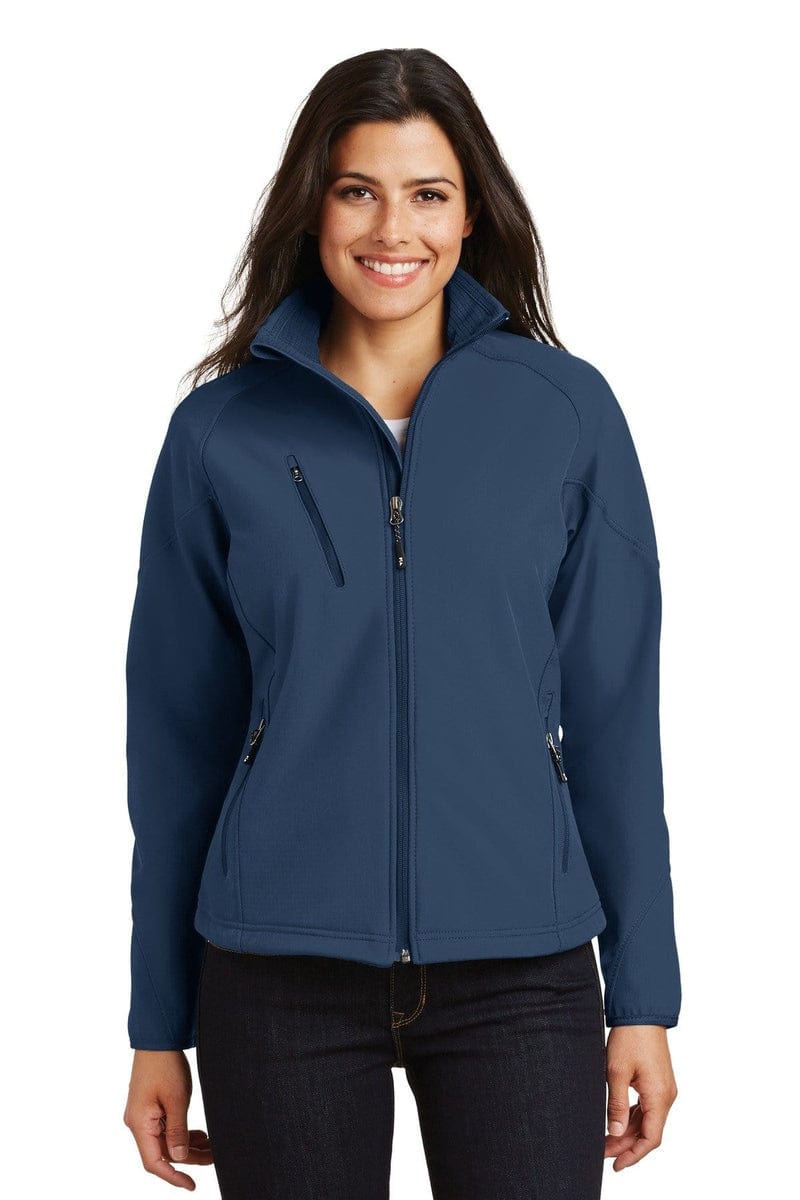 Port Authority Outerwear Port Authority ®  Ladies Textured Soft Shell Jacket. L705