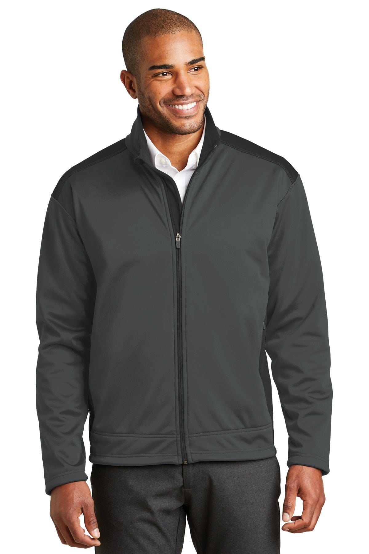 Port Authority Outerwear S / Graphite/ Black Port Authority J794: Two-Tone Soft Shell Jacket