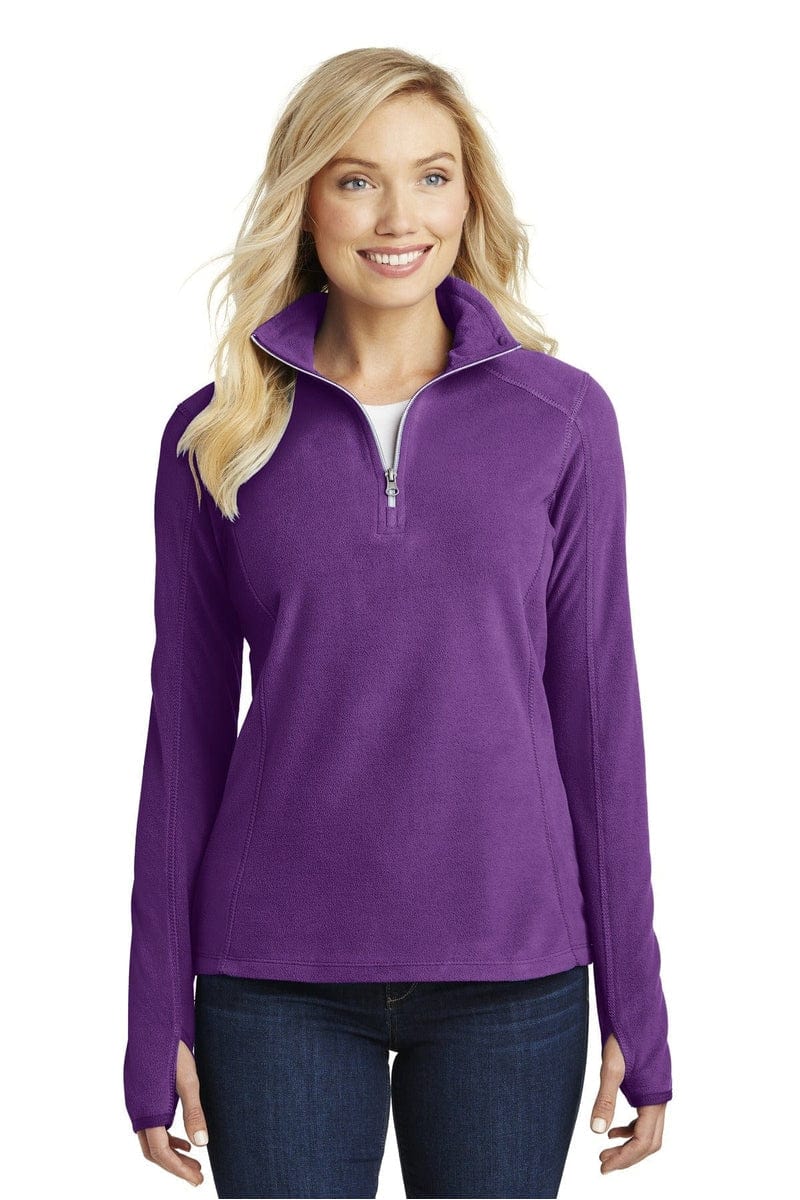 Port Authority Outerwear XS / Amethyst Purple Port Authority ®  Ladies Microfleece 1/2-Zip Pullover. L224