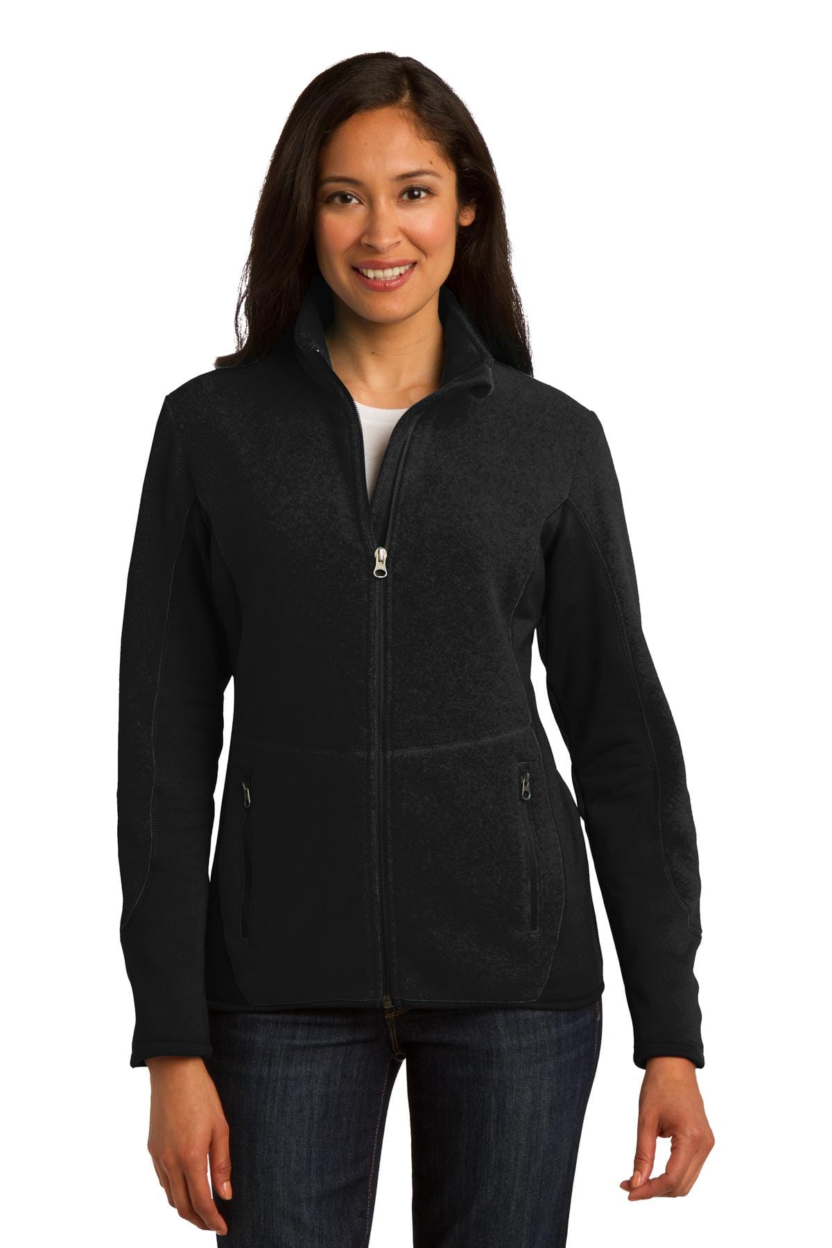 Port Authority Outerwear XS / Black/ Black Port Authority ®  Ladies R-Tek ®  Pro Fleece Full-Zip Jacket. L227
