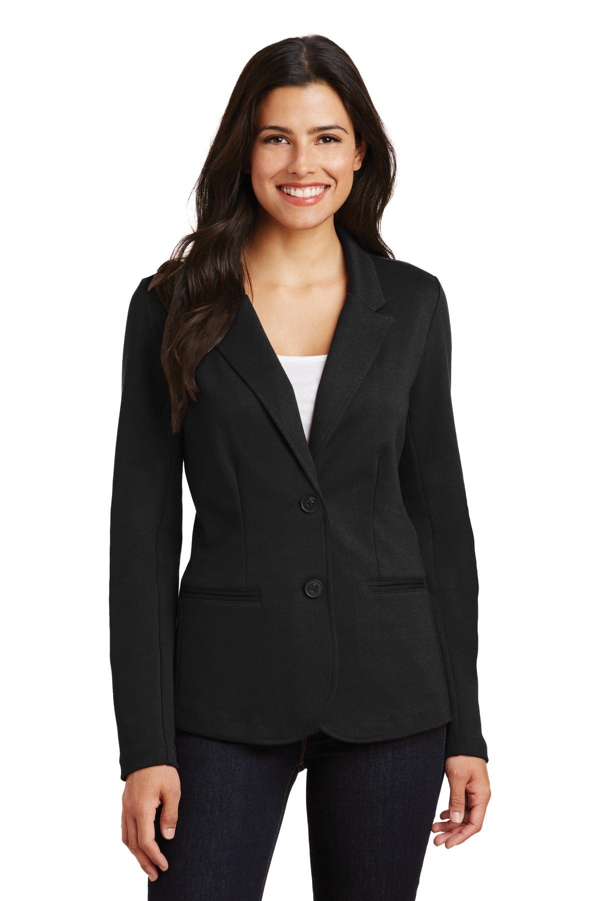 Port Authority Outerwear XS / Black Port Authority ®  Ladies Knit Blazer. LM2000