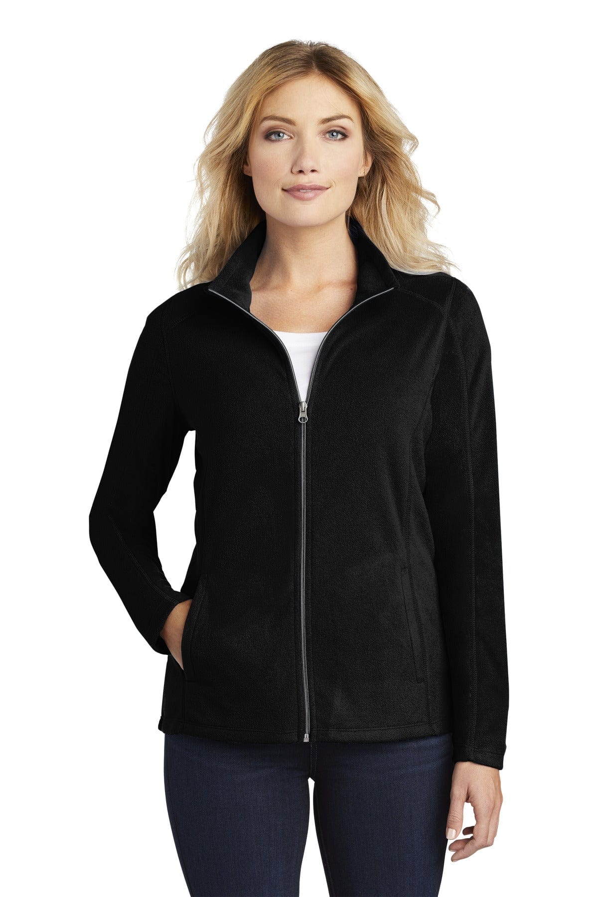 Port Authority Outerwear XS / Black Port Authority ®  Ladies Microfleece Jacket. L223