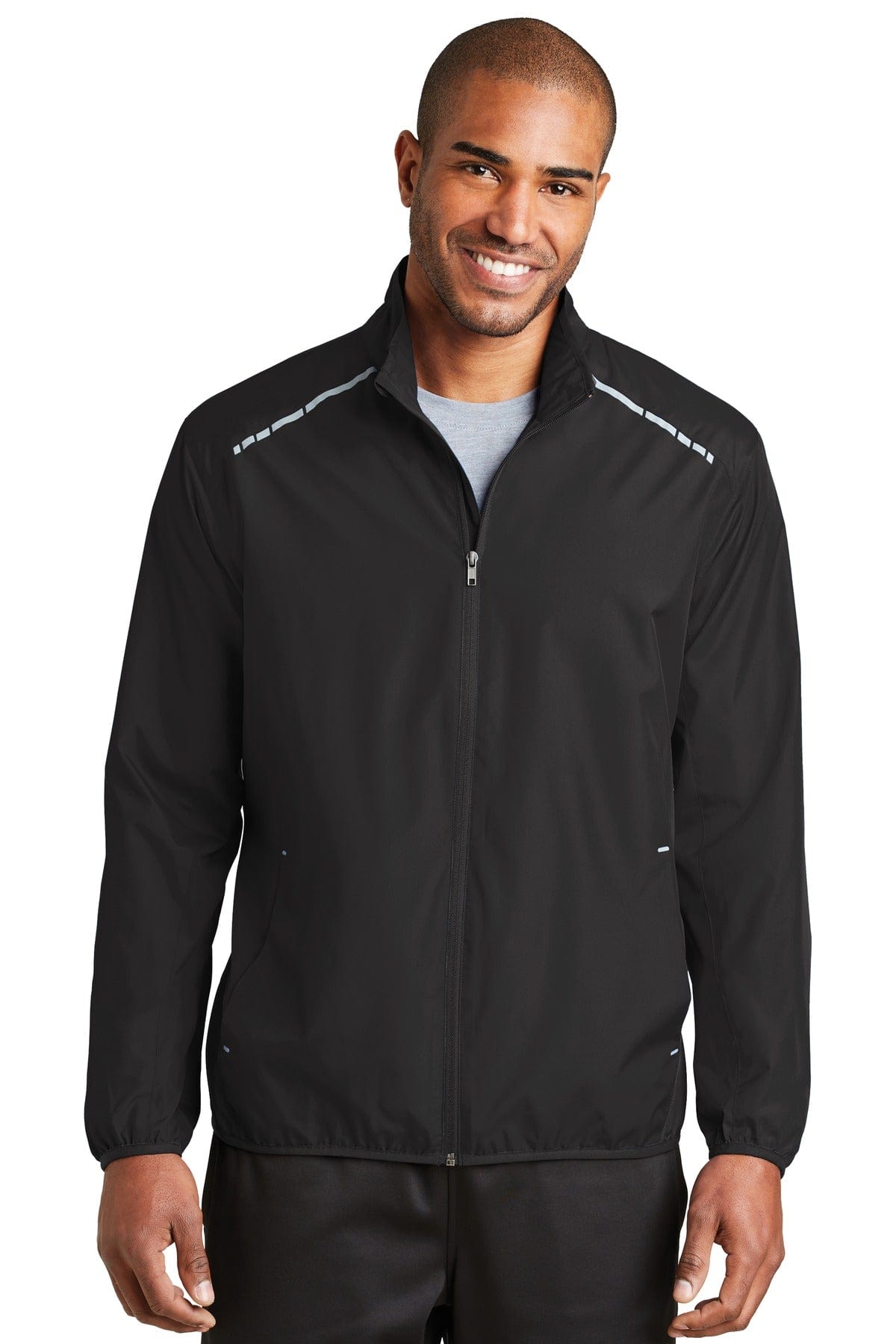 Port Authority Outerwear XS / Black Port Authority®  Zephyr Reflective Hit Full-Zip Jacket. J345