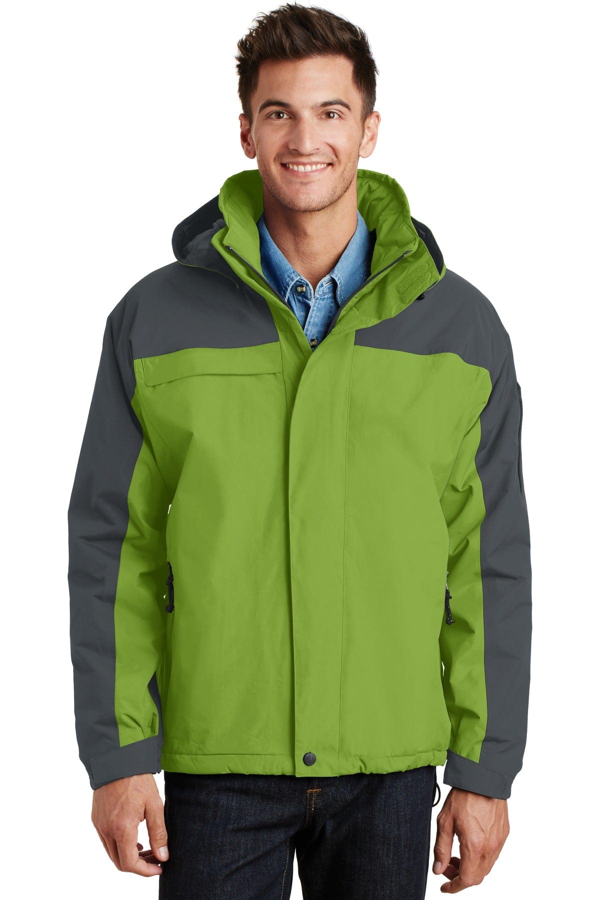 Port Authority Outerwear XS / Bright Pistachio/ Graphite Port Authority®  Nootka Jacket.  J792