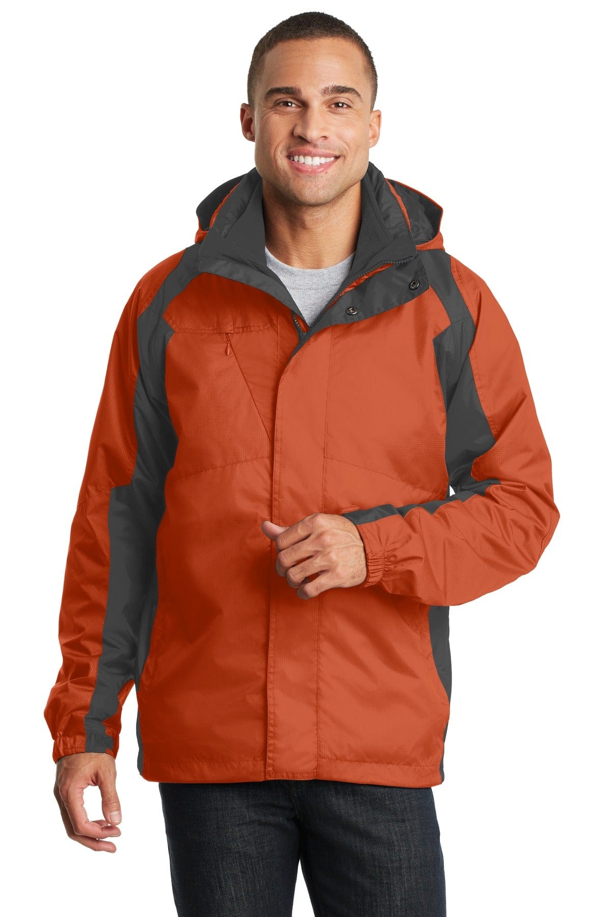 Port Authority Outerwear XS / Dark Cadmium Orange/ Shadow Port Authority®  Ranger 3-in-1 Jacket. J310