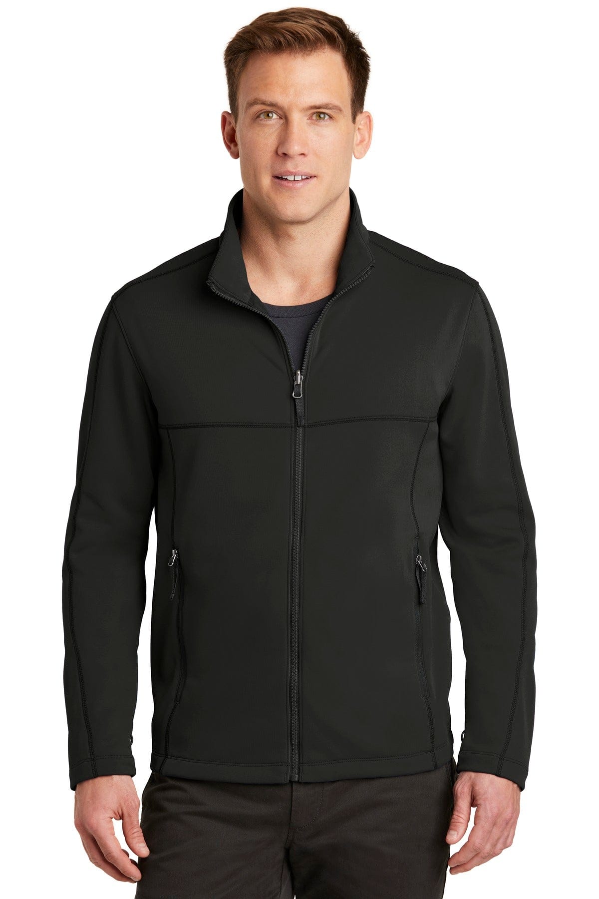 Port Authority Outerwear XS / Deep Black Port Authority Collective Smooth Fleece Jacket. F904